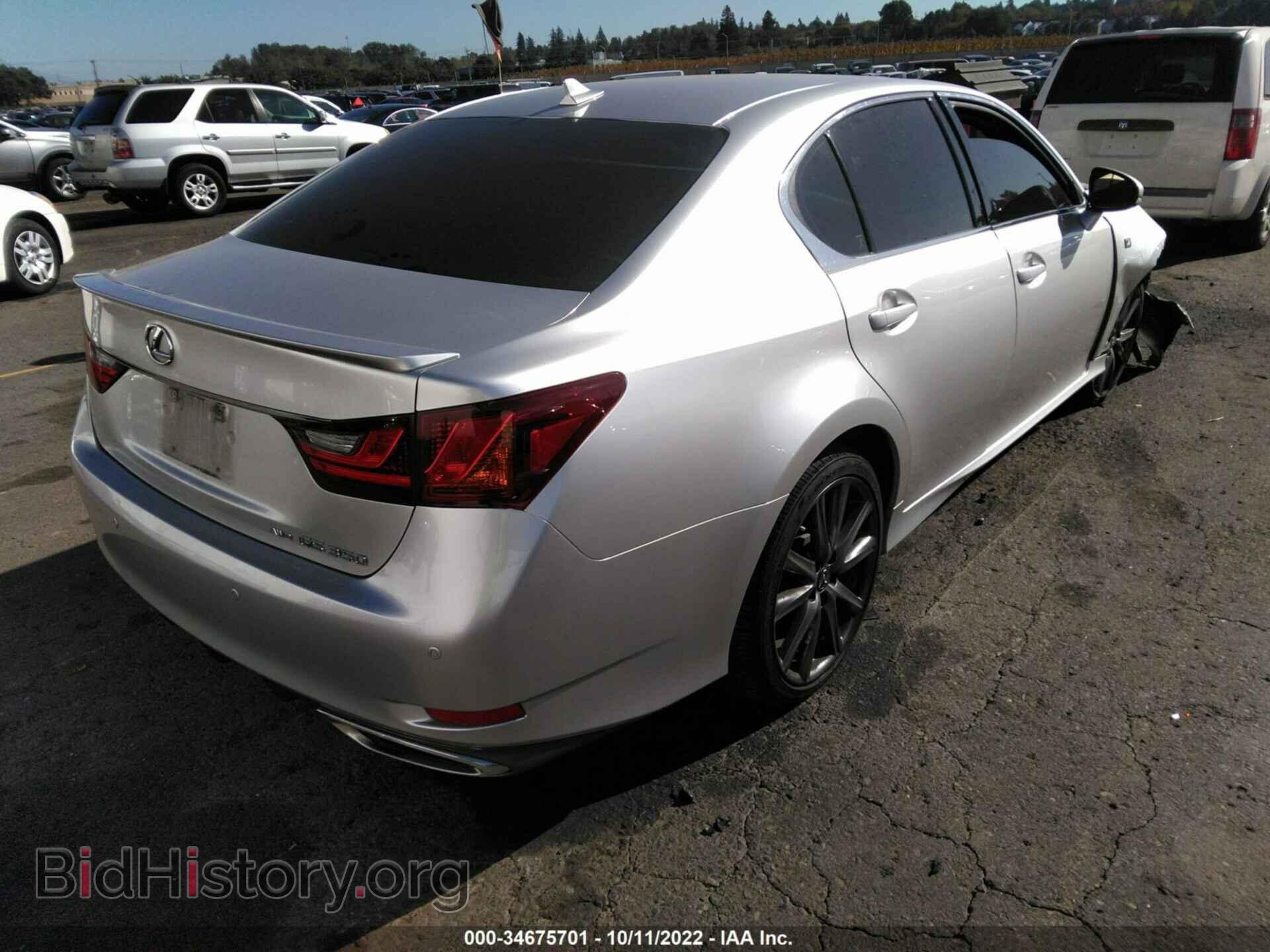 2013 LEXUS GS 350 - VIN: JTHCE1BL3D5000285 - Фото 4