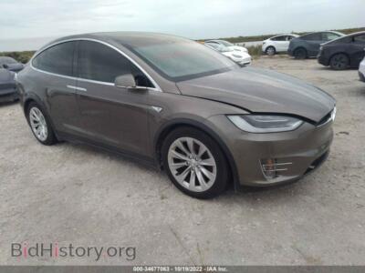 2016 Tesla MODEL X 70d/90d/75d/60d, серо-стальной — VIN 5YJXCAE20GF008732, IAAI