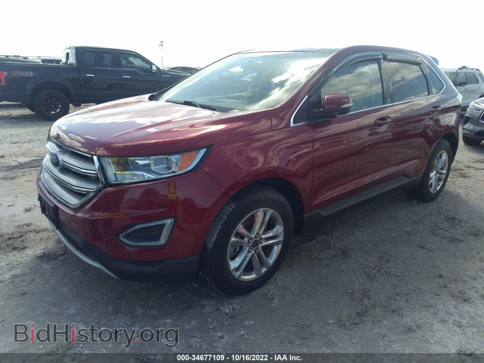 2015 FORD EDGE - VIN: 2FMTK4J88FBB43977 - Фото 2