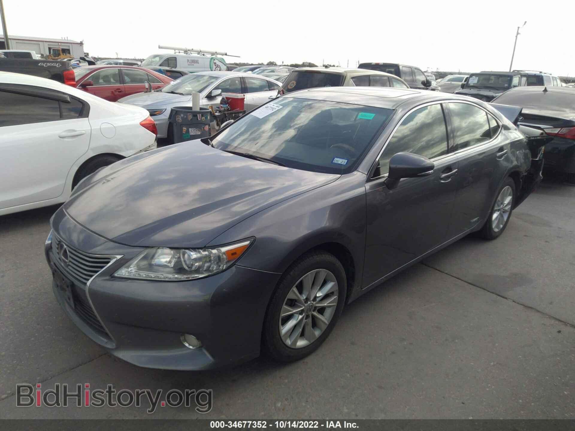 2013 LEXUS ES 300H - VIN: JTHBW1GG7D2020576 - Фото 2