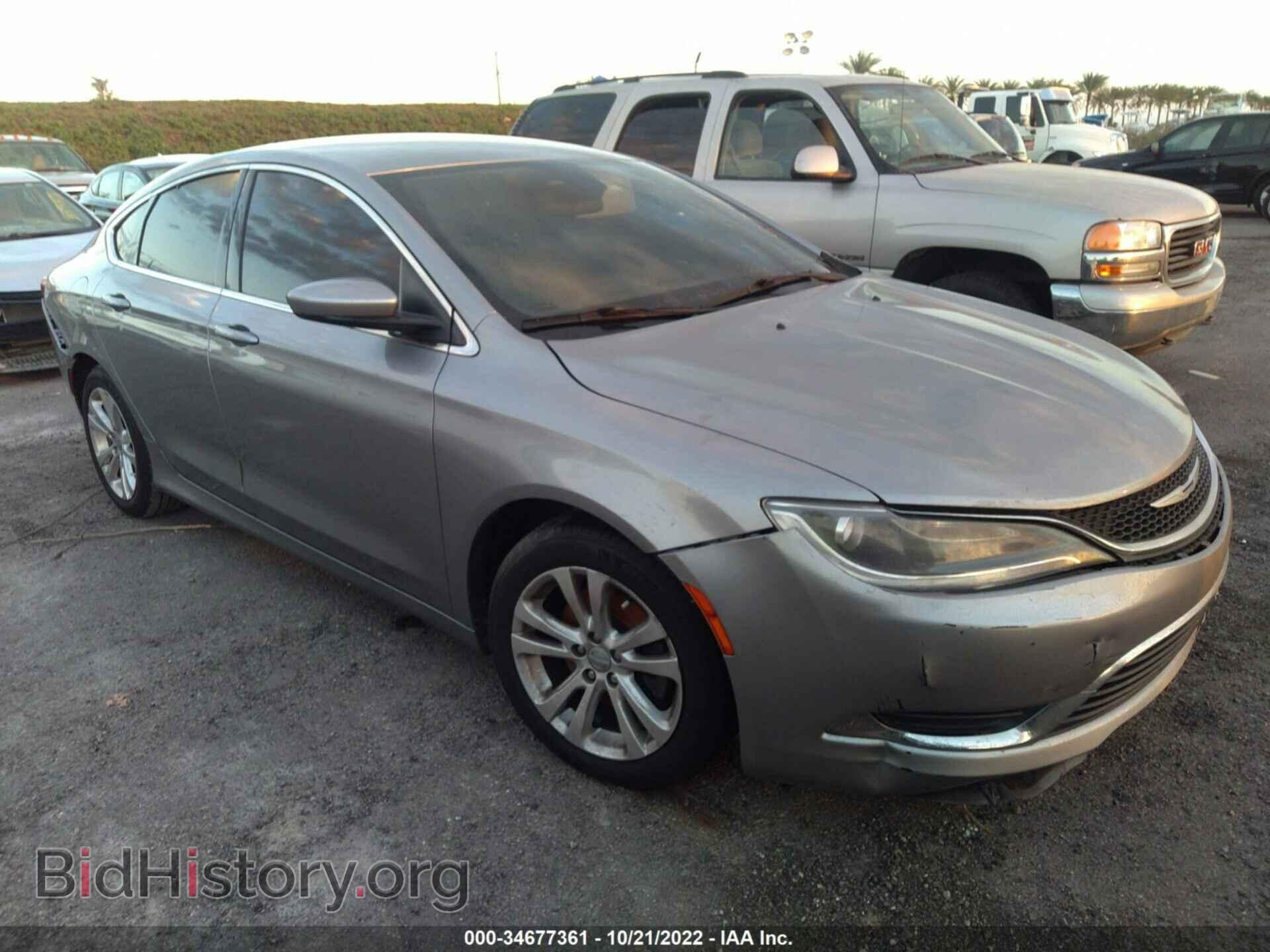 Фотография 1C3CCCAB7FN531931 - CHRYSLER 200 2015
