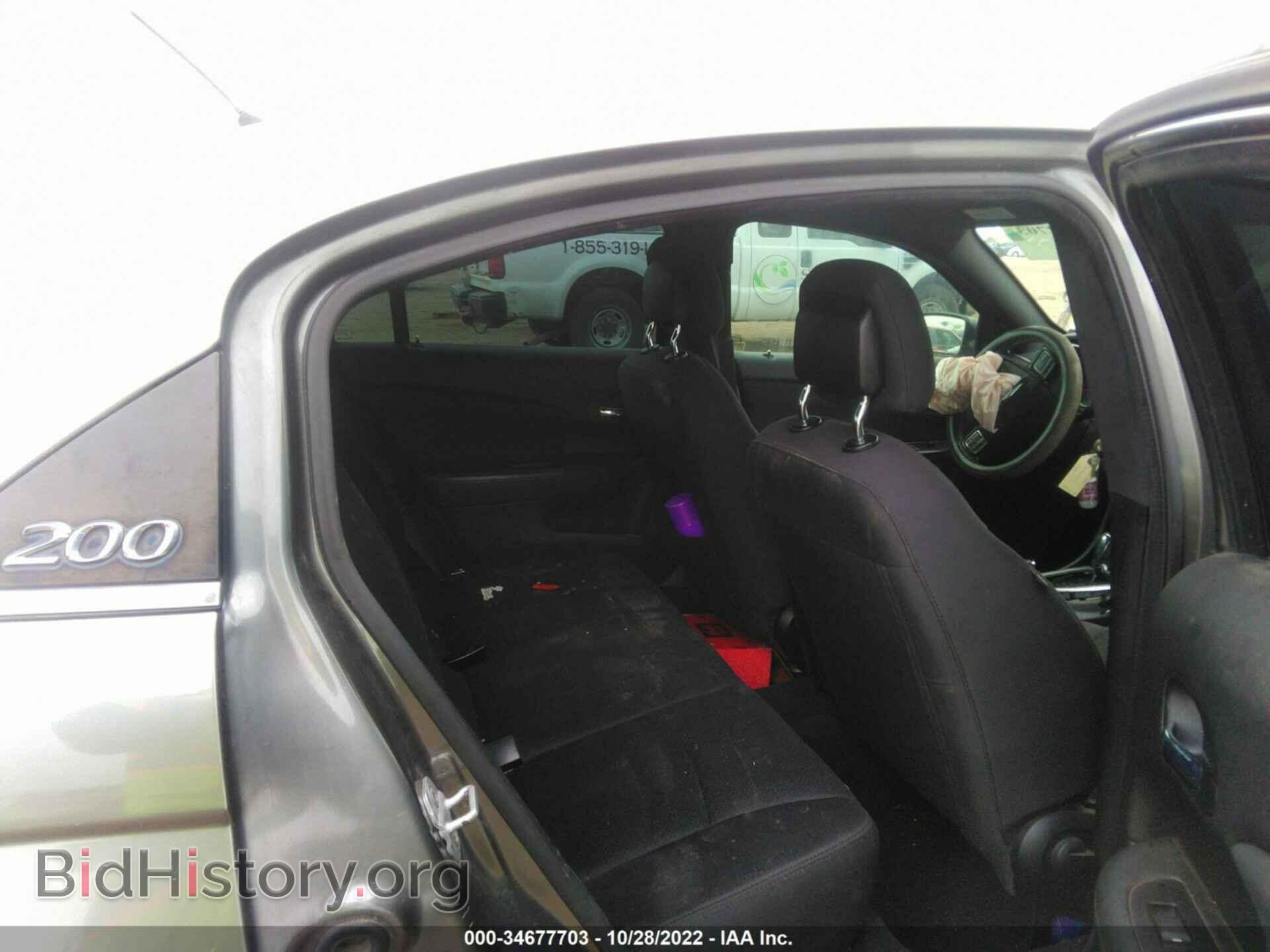 2012 CHRYSLER 200 - VIN: 1C3CCBAB4CN200052 - Фото 8