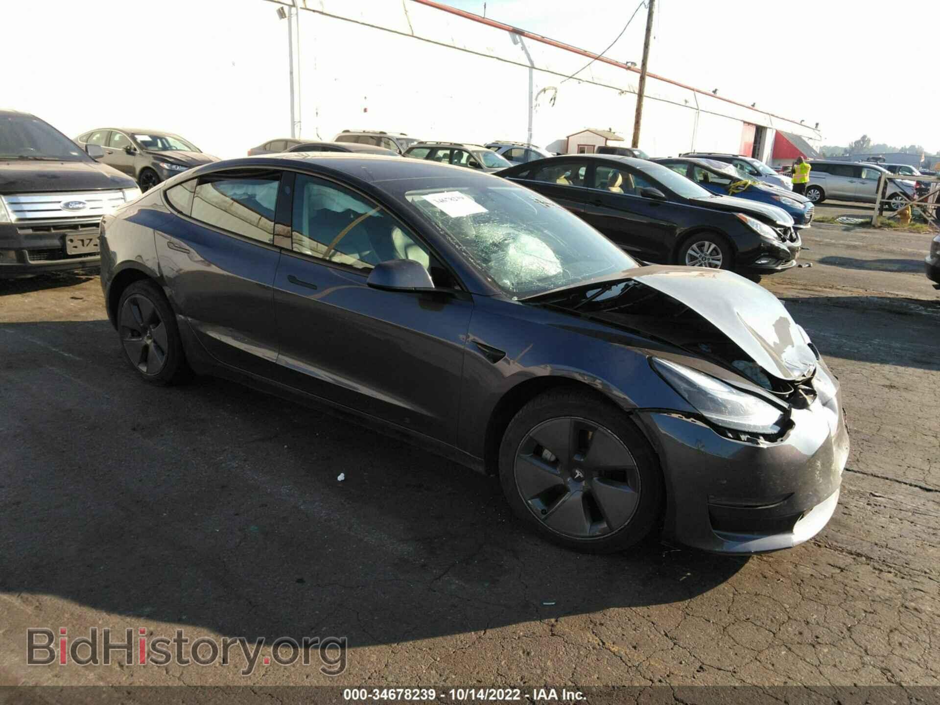 Photo 5YJ3E1EB2MF995922 - TESLA MODEL 3 2021