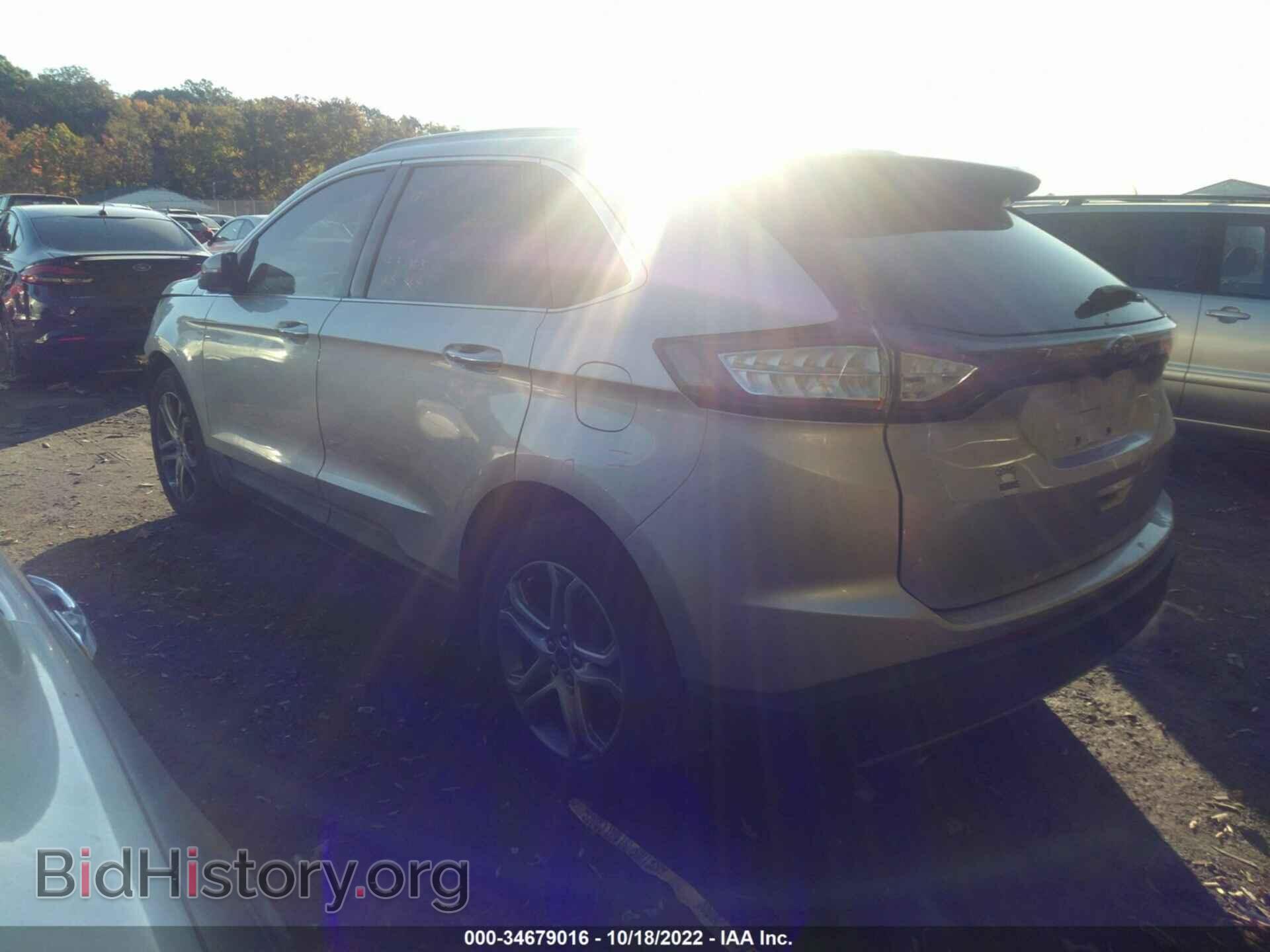 2015 FORD EDGE - VIN: 2FMTK4K96FBB13805 - Фото 3