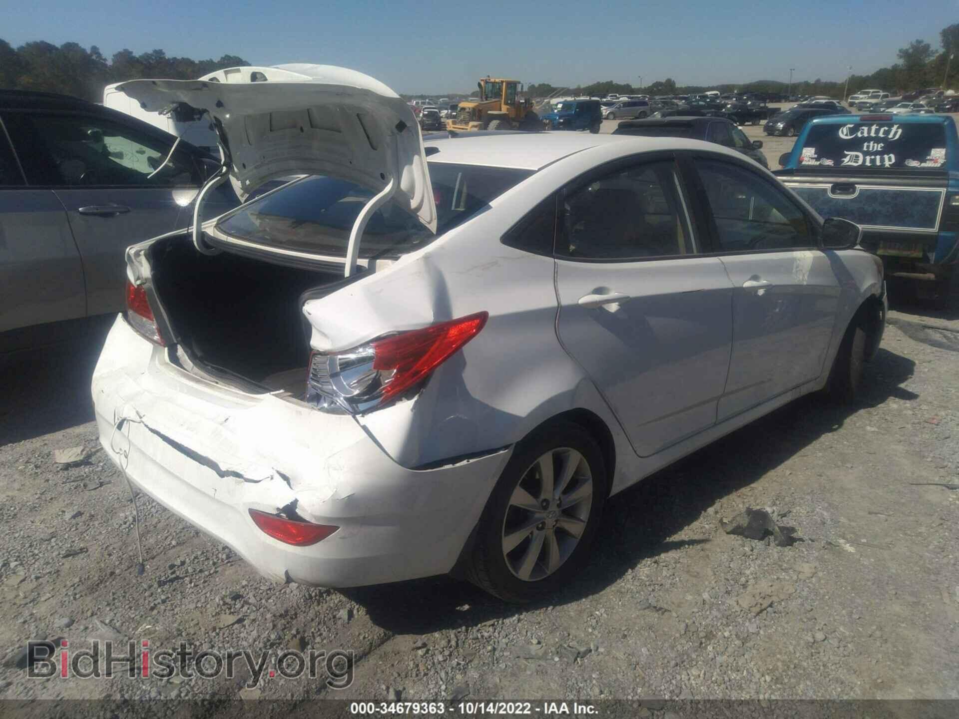 2014 HYUNDAI ACCENT - VIN: KMHCU4AE3EU769476 - Фото 4