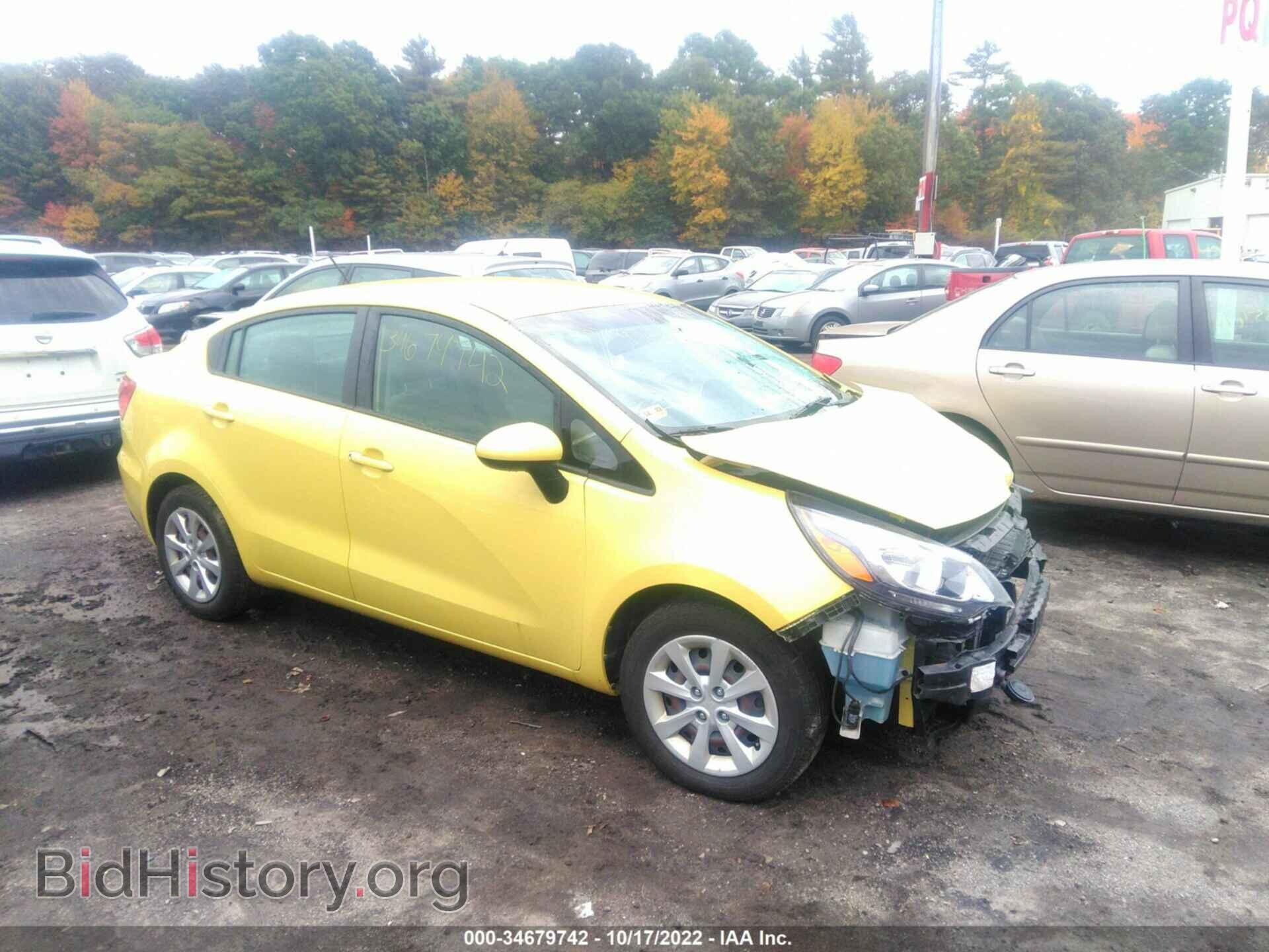 Фотография KNADM4A33G6659491 - KIA RIO 2016