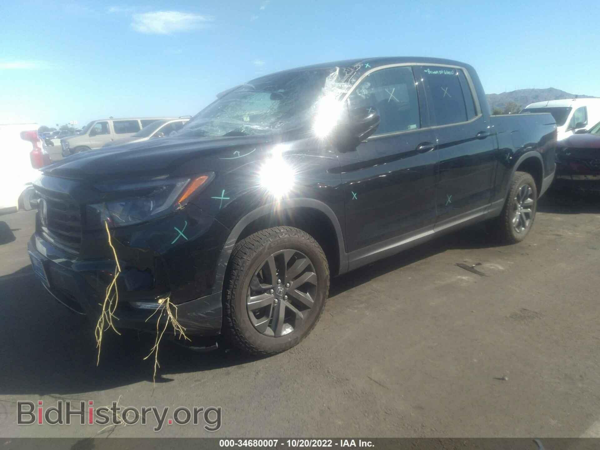 2021 HONDA RIDGELINE - VIN: 5FPYK3F17MB003359 - Фото 2