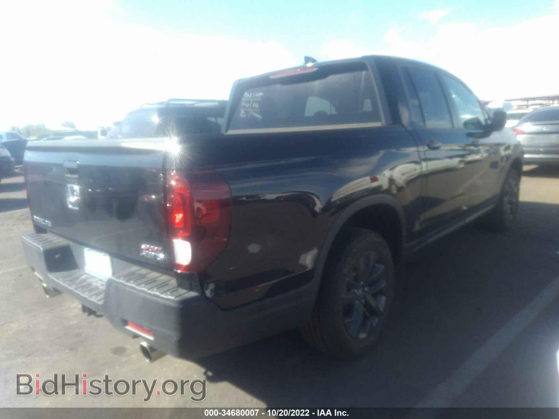 2021 HONDA RIDGELINE - VIN: 5FPYK3F17MB003359 - Фото 4