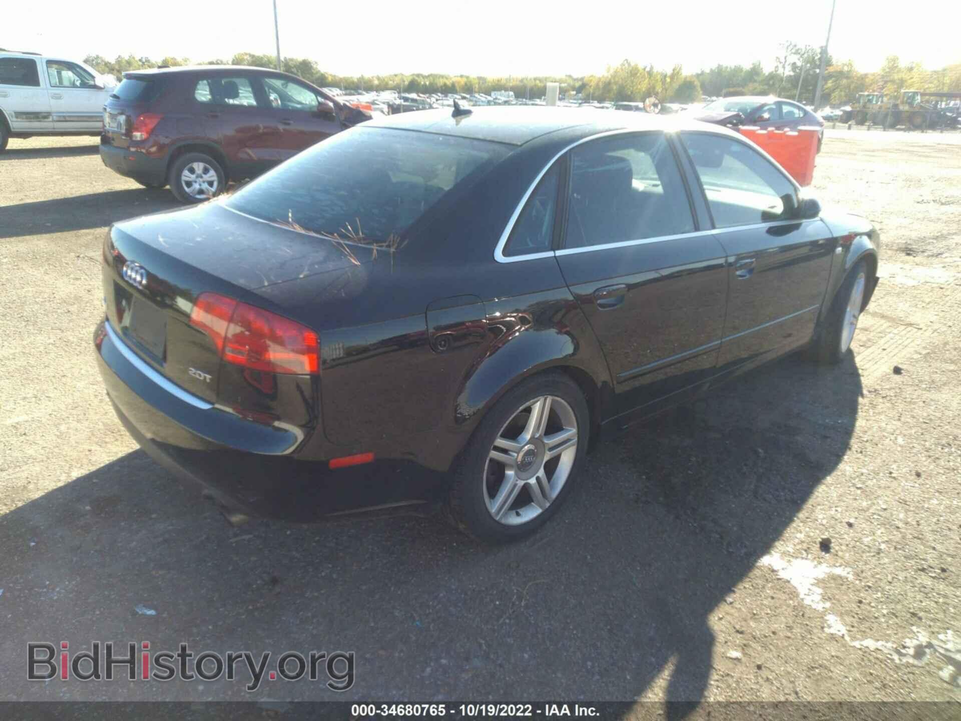 2007 AUDI A4 - VIN: WAUAF78E37A144056 - Фото 4