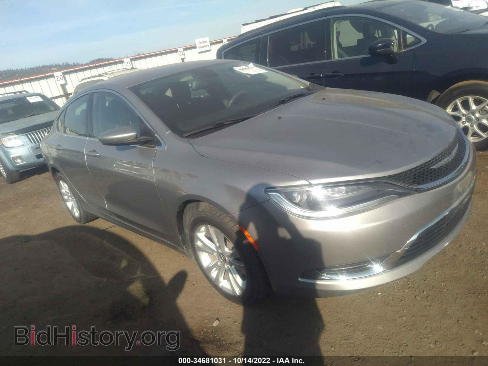 Фотография 1C3CCCAB2FN714038 - CHRYSLER 200 2015