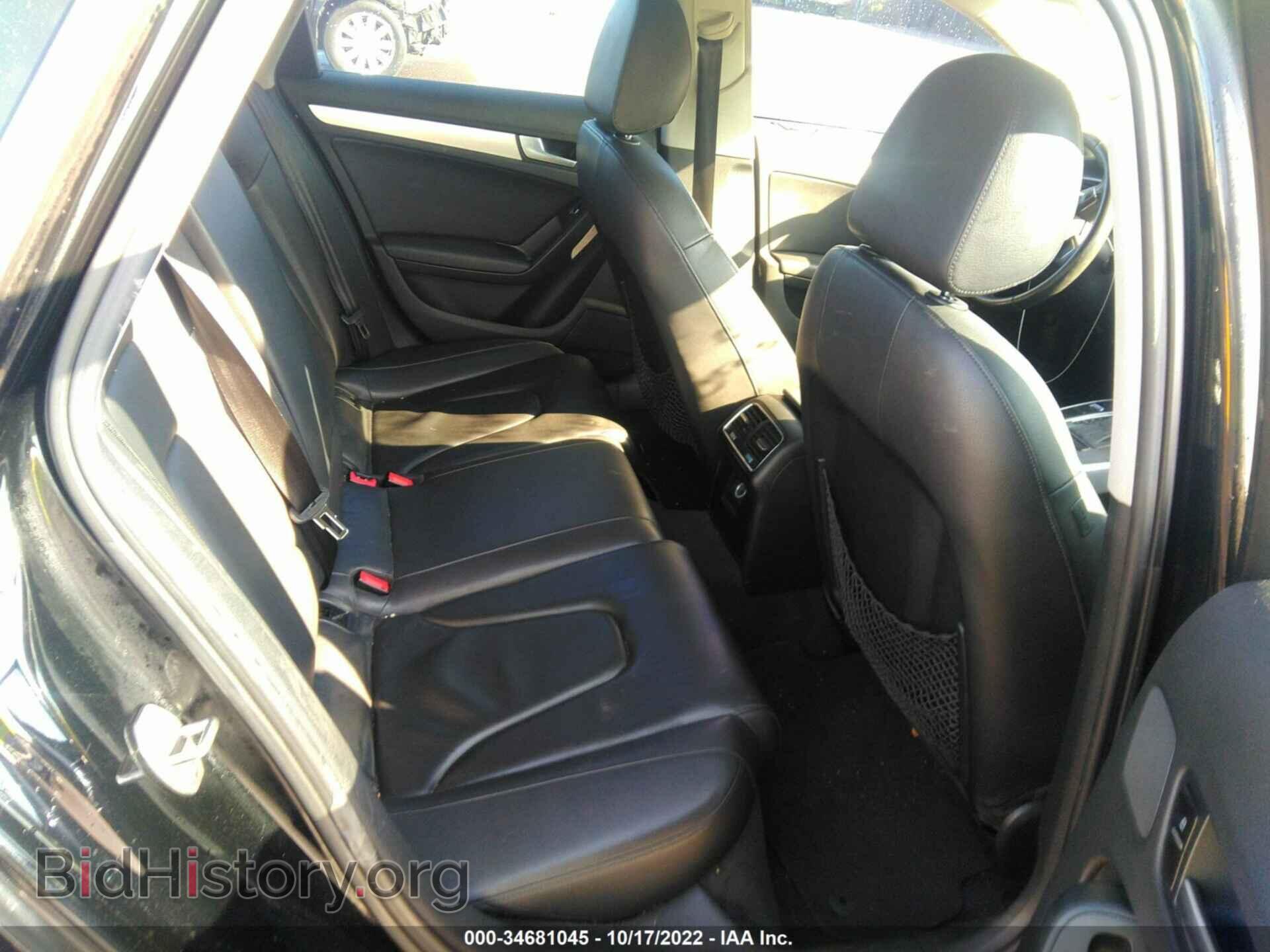 2013 AUDI A4 - VIN: WAUEFAFL2DN033079 - Фото 8