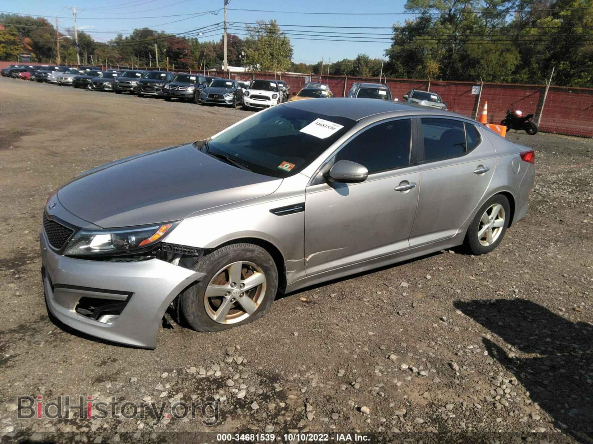 2015 KIA OPTIMA - VIN: KNAGM4A70F5554704 - Фото 2