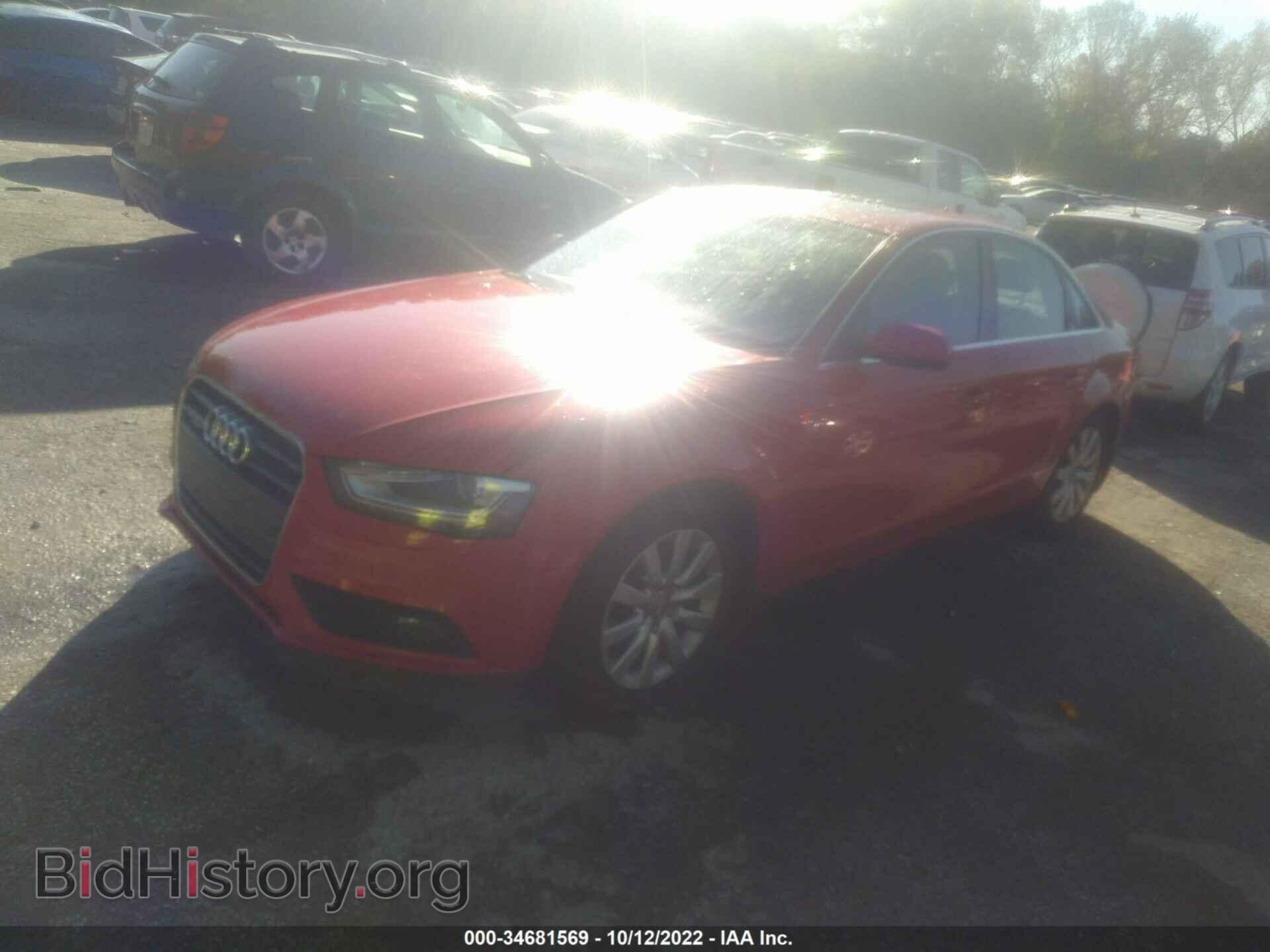 2013 AUDI A4 - VIN: WAUBFAFL3DN012468 - Фото 2
