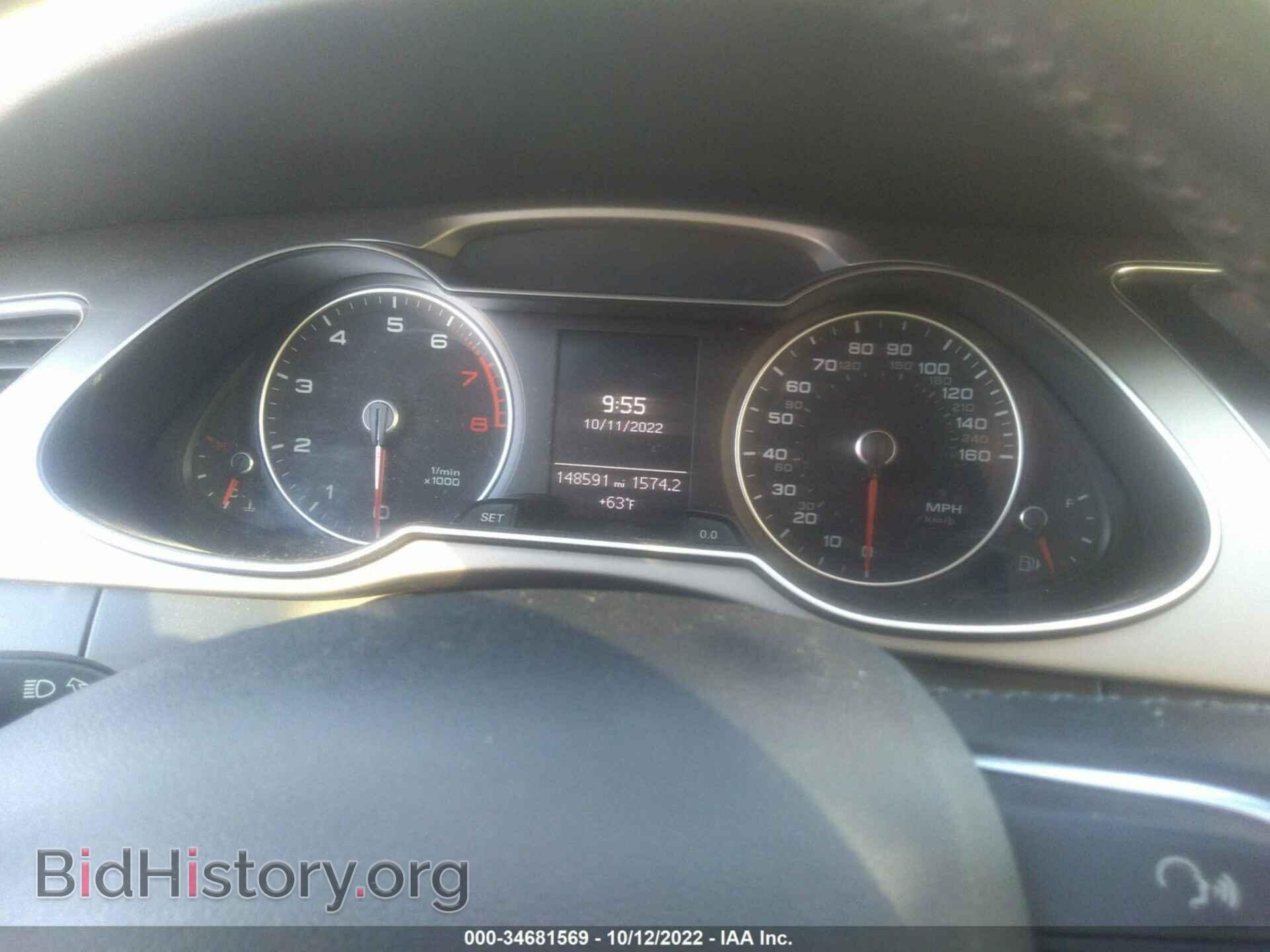 2013 AUDI A4 - VIN: WAUBFAFL3DN012468 - Фото 7