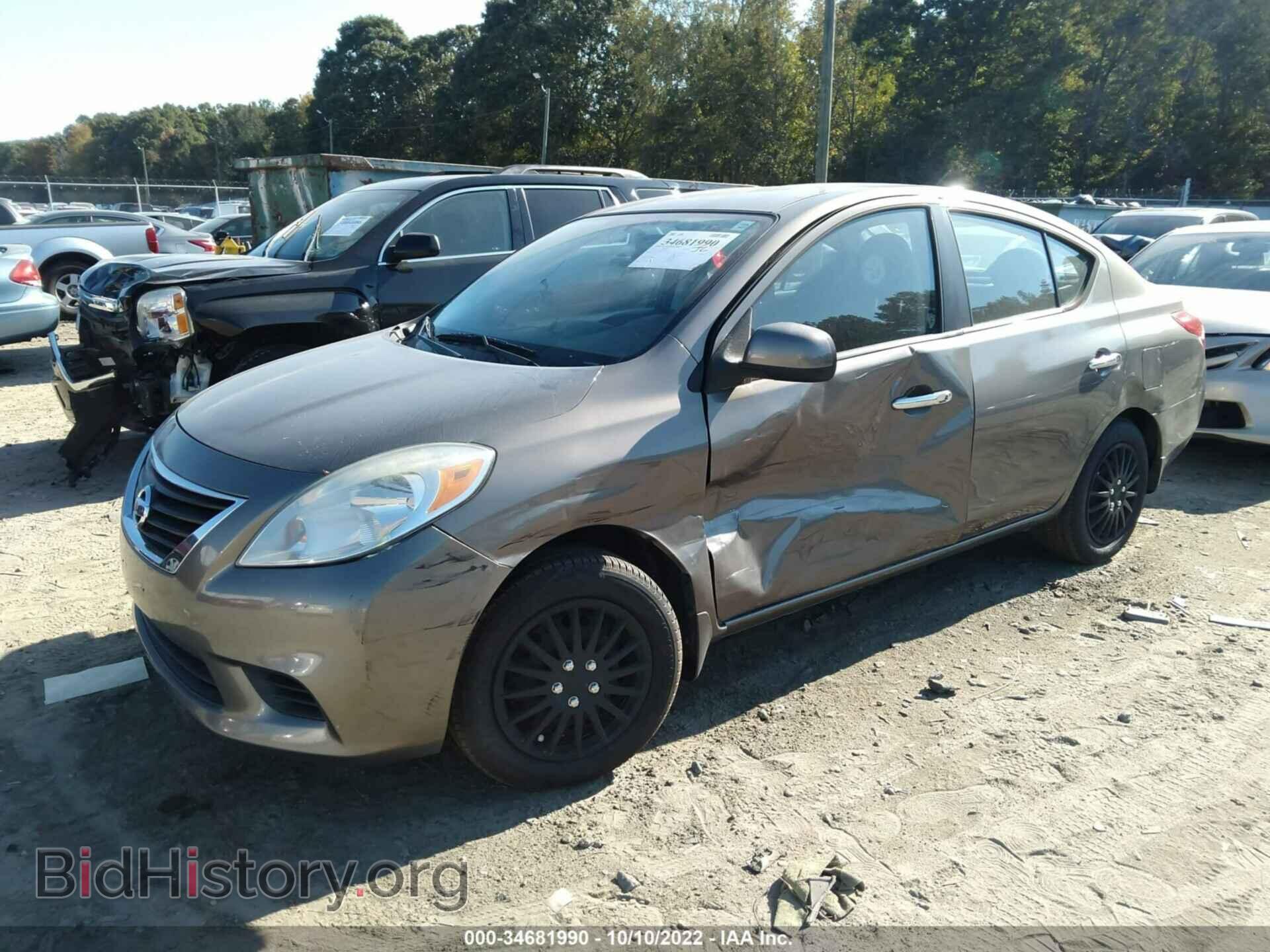 2012 NISSAN VERSA - VIN: 3N1CN7AP1CL930678 - Фото 2