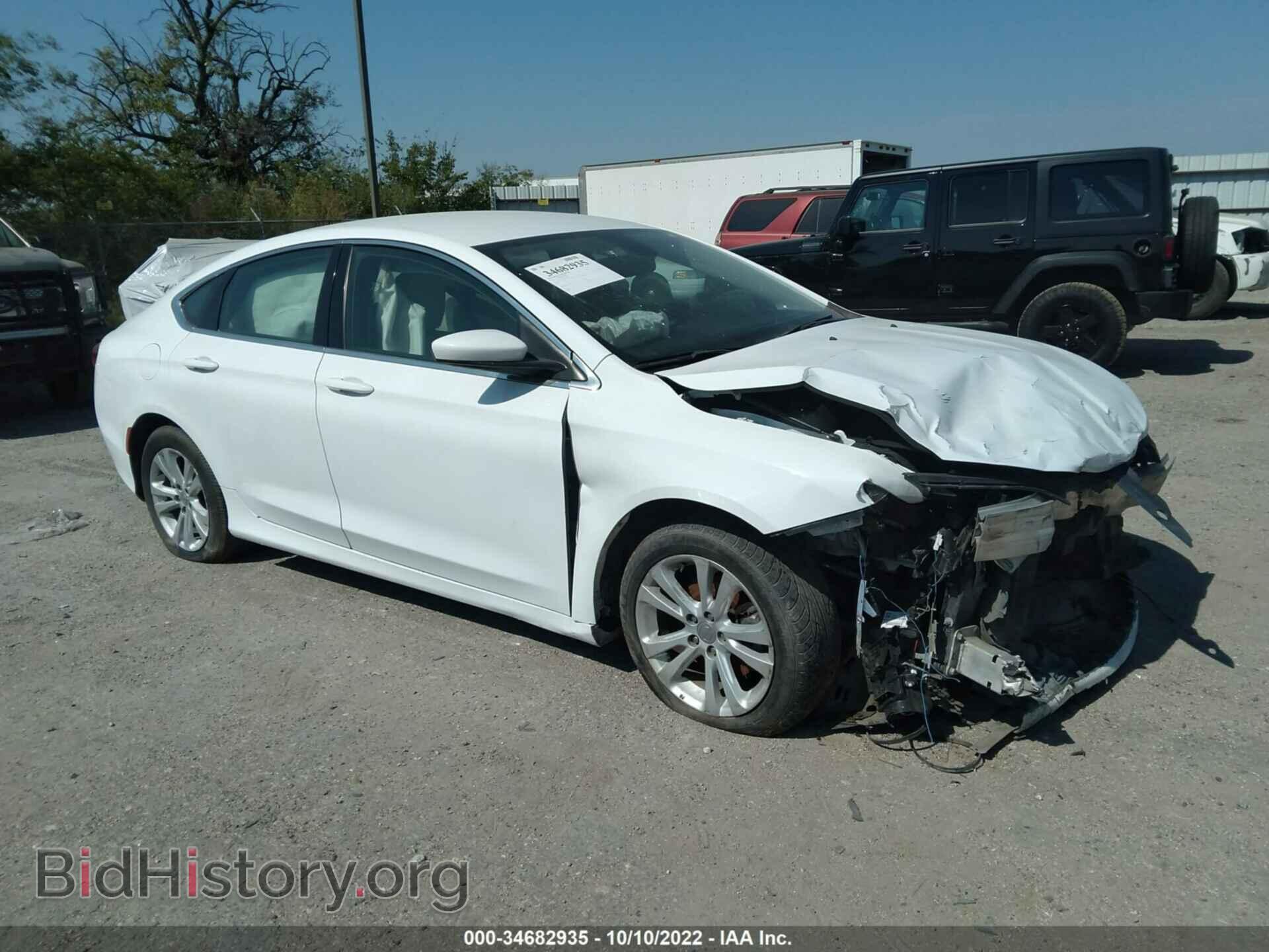 Фотография 1C3CCCAB2FN679999 - CHRYSLER 200 2015