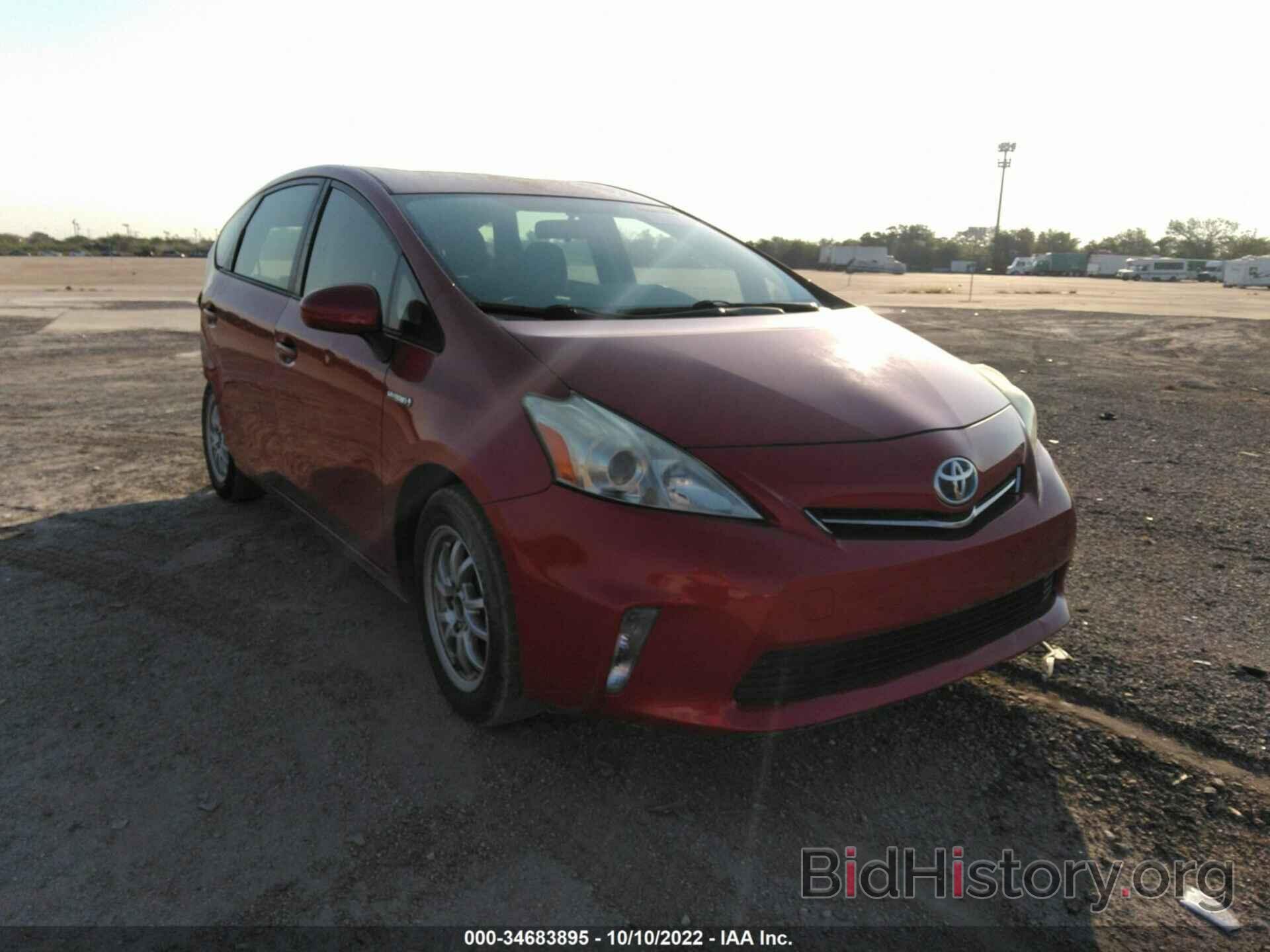 Photo JTDZN3EUXD3283159 - TOYOTA PRIUS V 2013