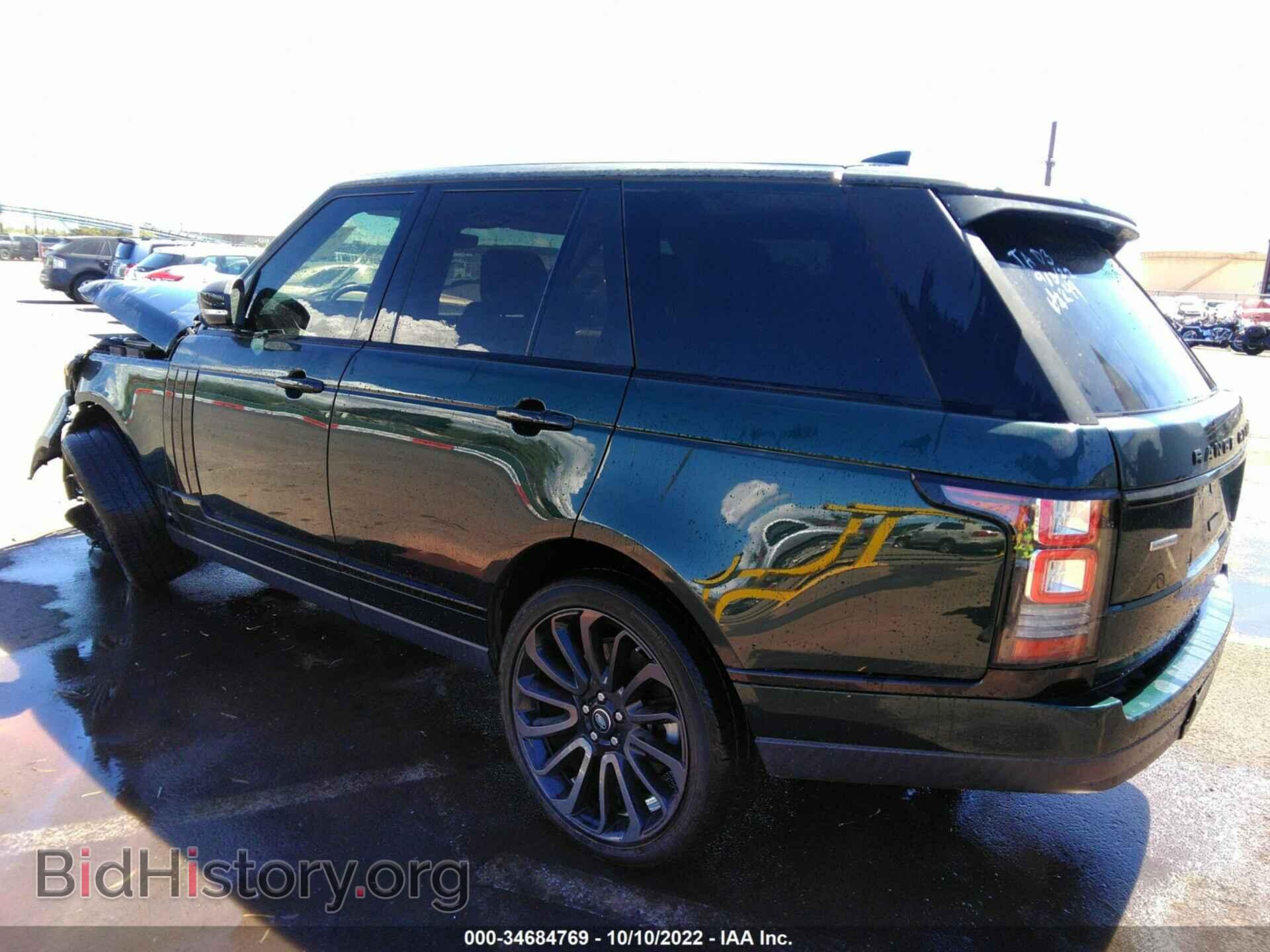 2017 LAND ROVER RANGE ROVER - VIN: SALGS2FE0HA330629 - Фото 3