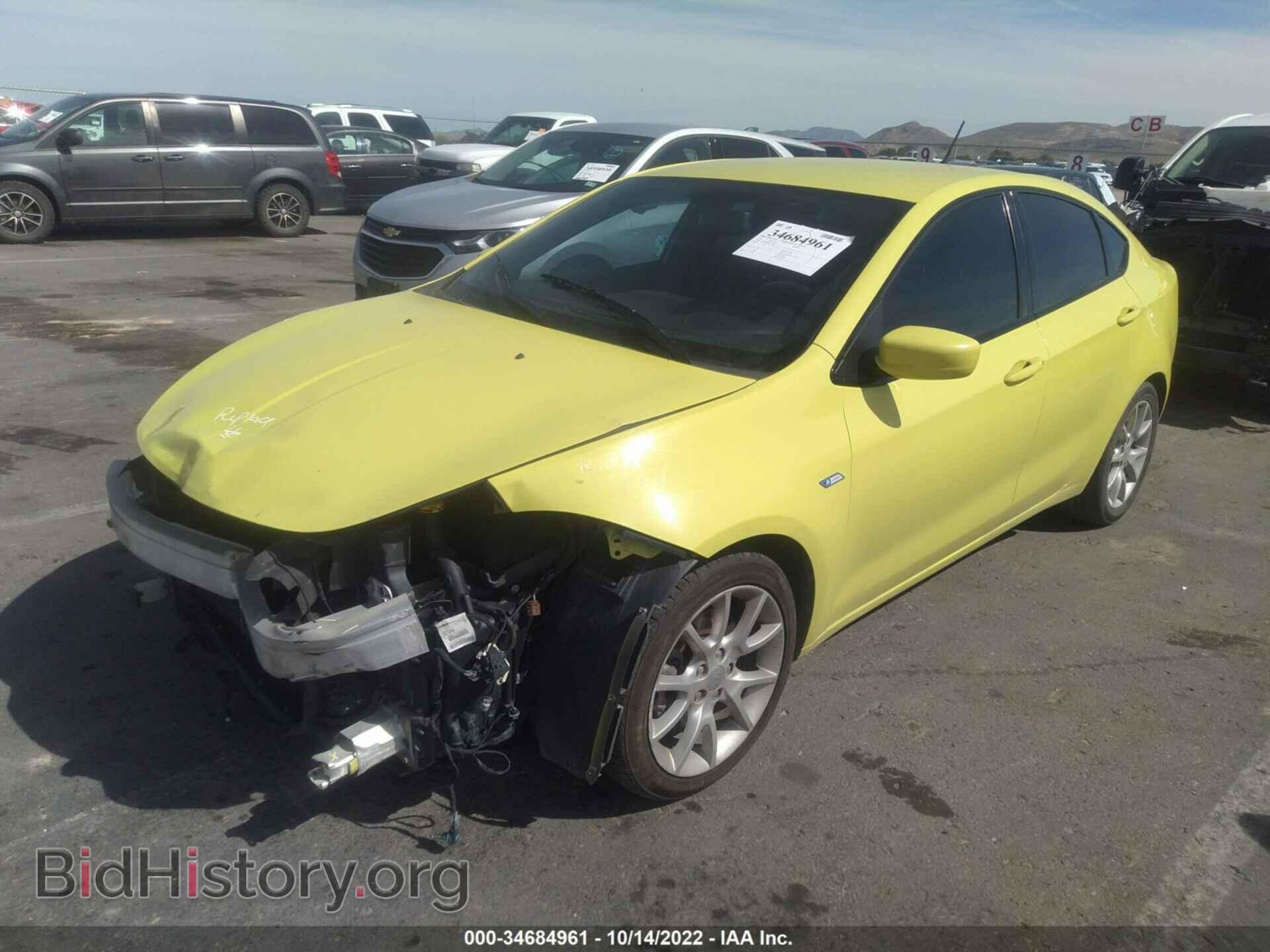 2013 DODGE DART - VIN: 1C3CDFBH6DD184869 - Photo 2