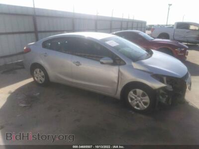 2016 Kia FORTE LX, silver — VIN KNAFK4A69G5459908, IAAI