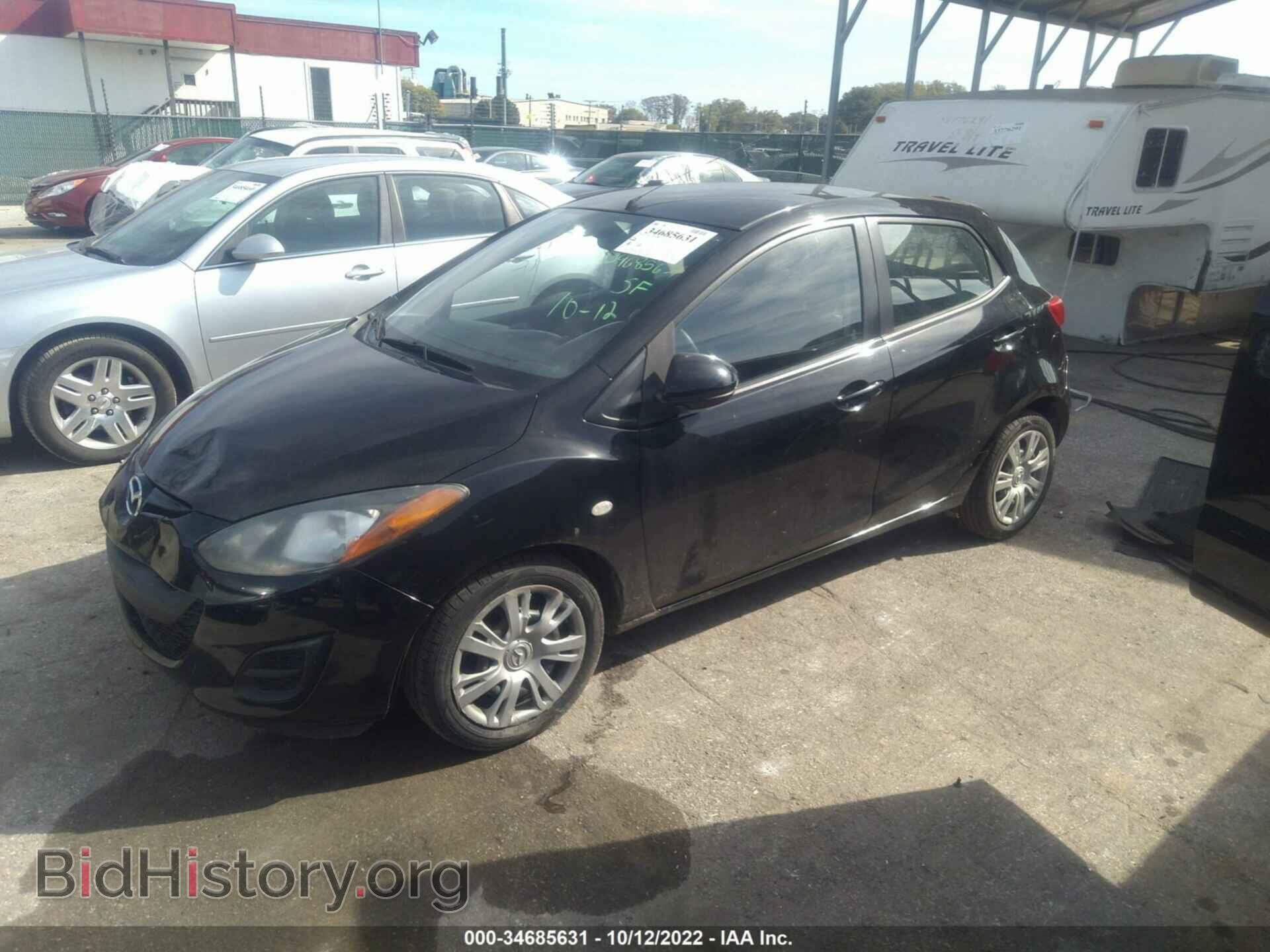 2012 MAZDA MAZDA2 - VIN: JM1DE1KY7C0150333 - Фото 2