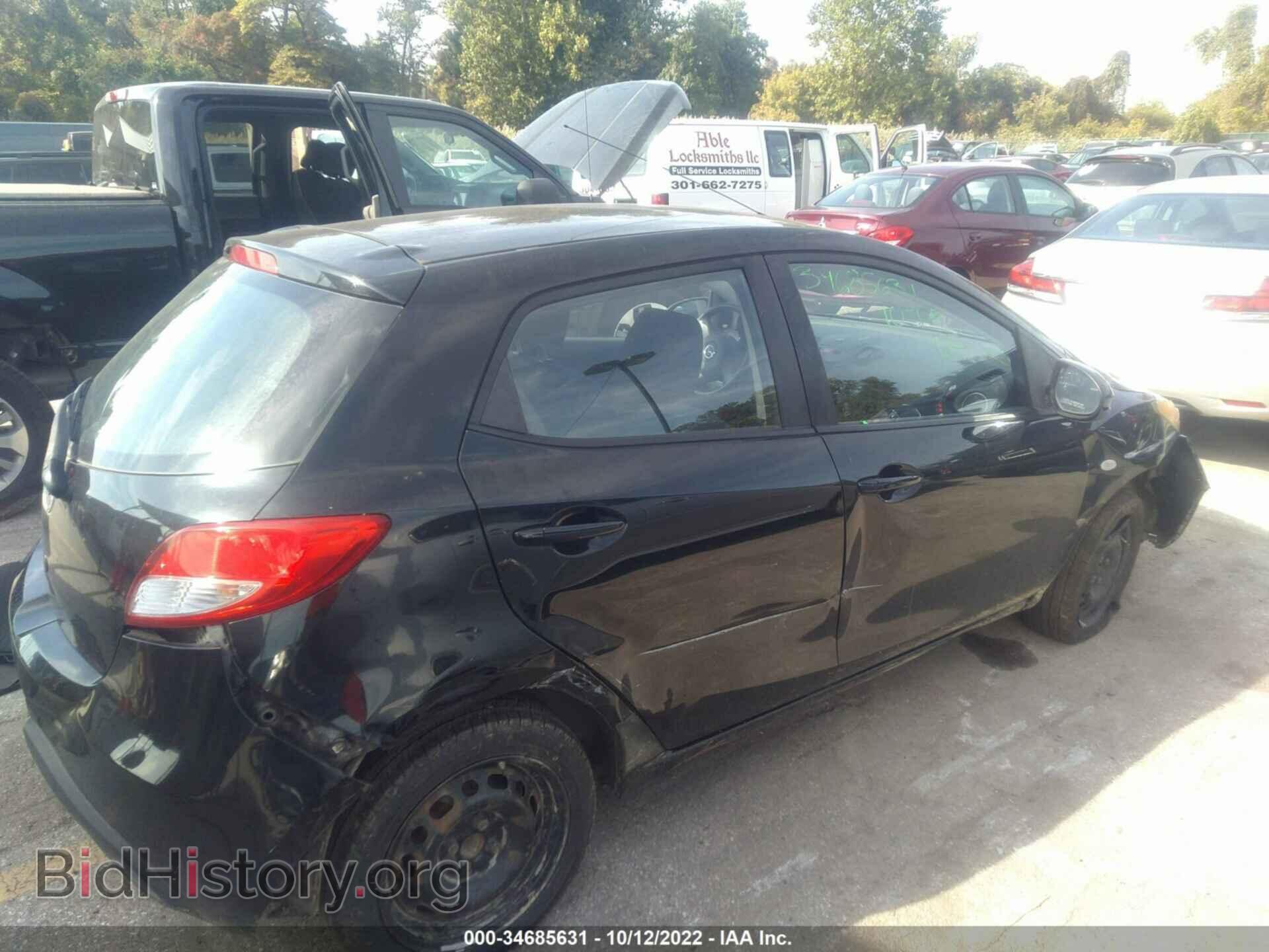 2012 MAZDA MAZDA2 - VIN: JM1DE1KY7C0150333 - Фото 4