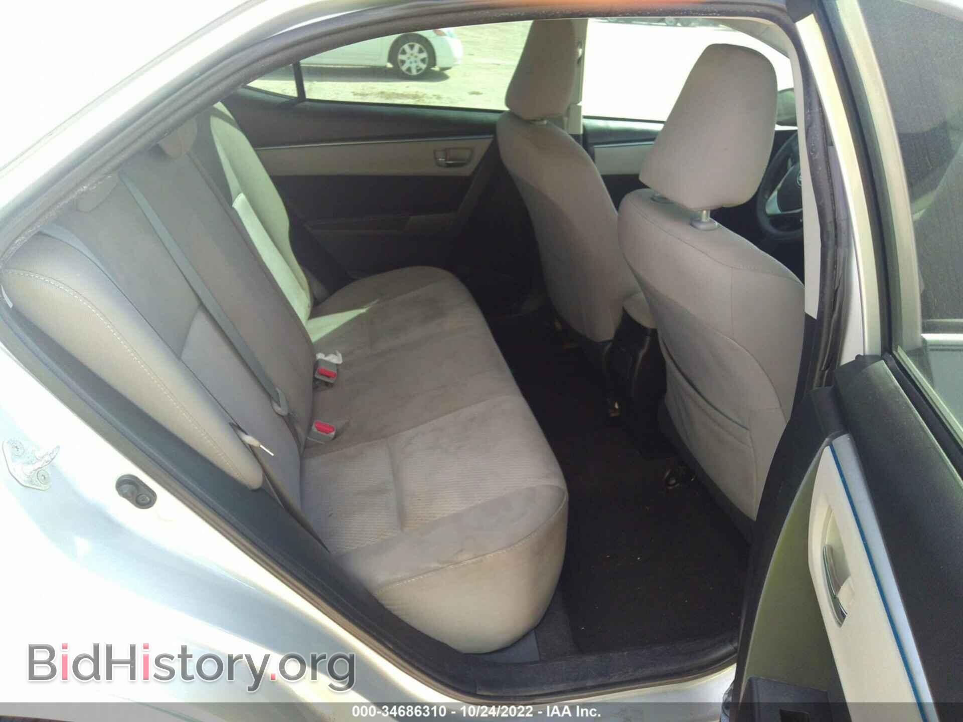 2014 TOYOTA COROLLA - VIN: 2T1BURHEXEC141849 - Фото 8