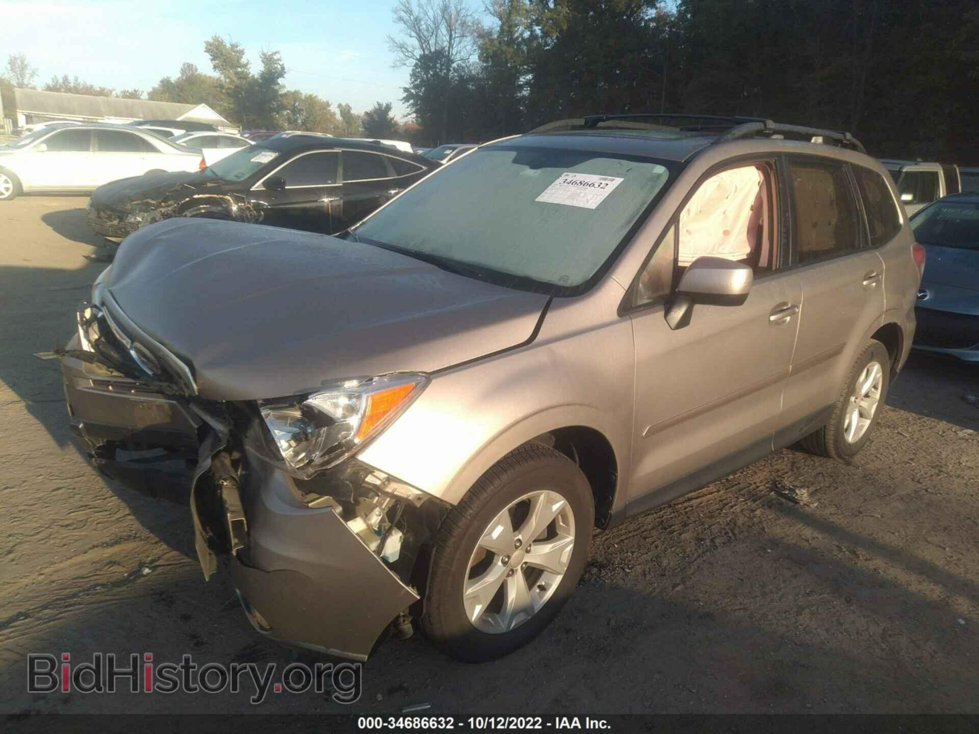 2016 SUBARU FORESTER - VIN: JF2SJADC6GH465668 - Фото 2