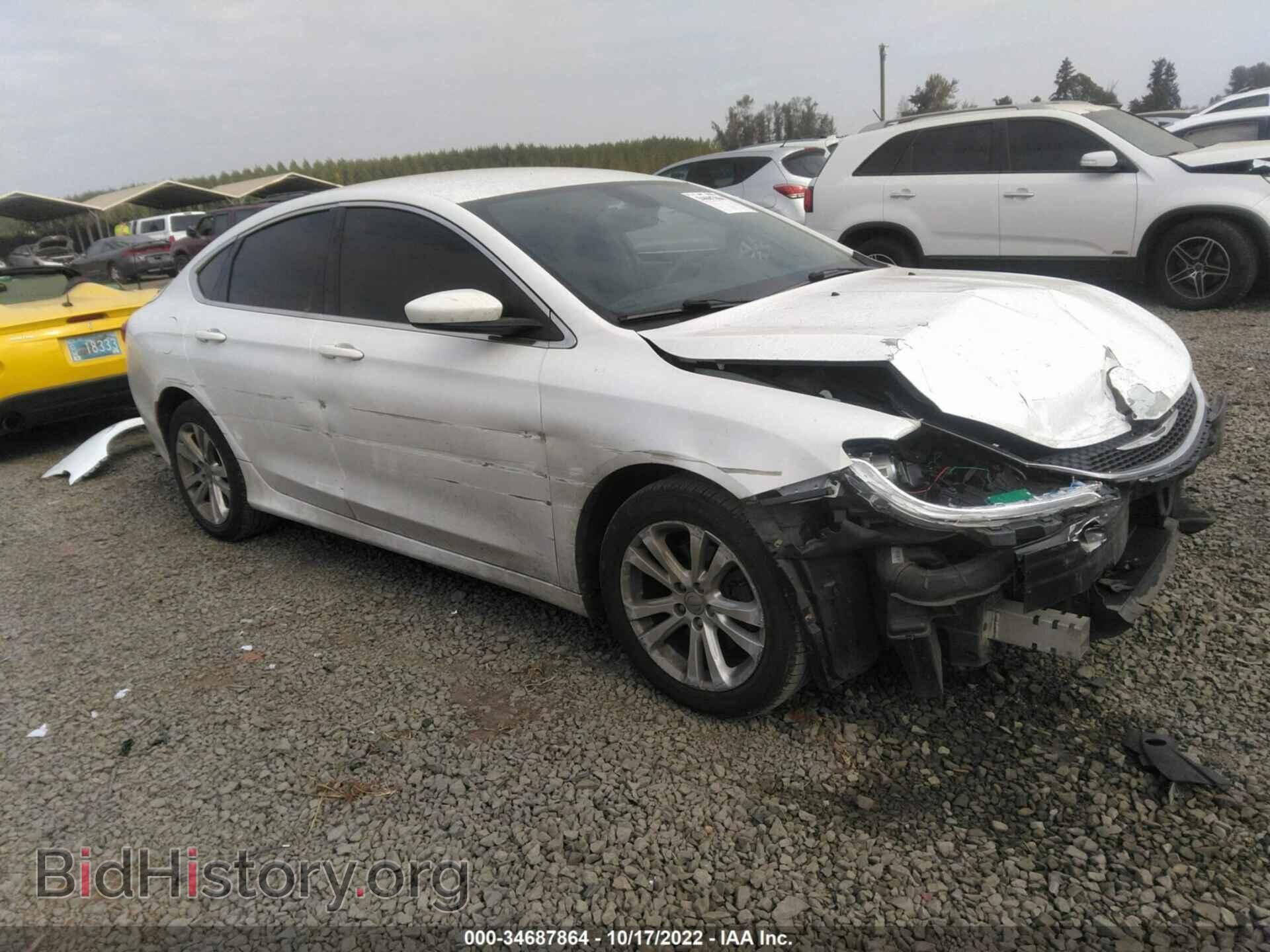 Фотография 1C3CCCABXGN149359 - CHRYSLER 200 2016