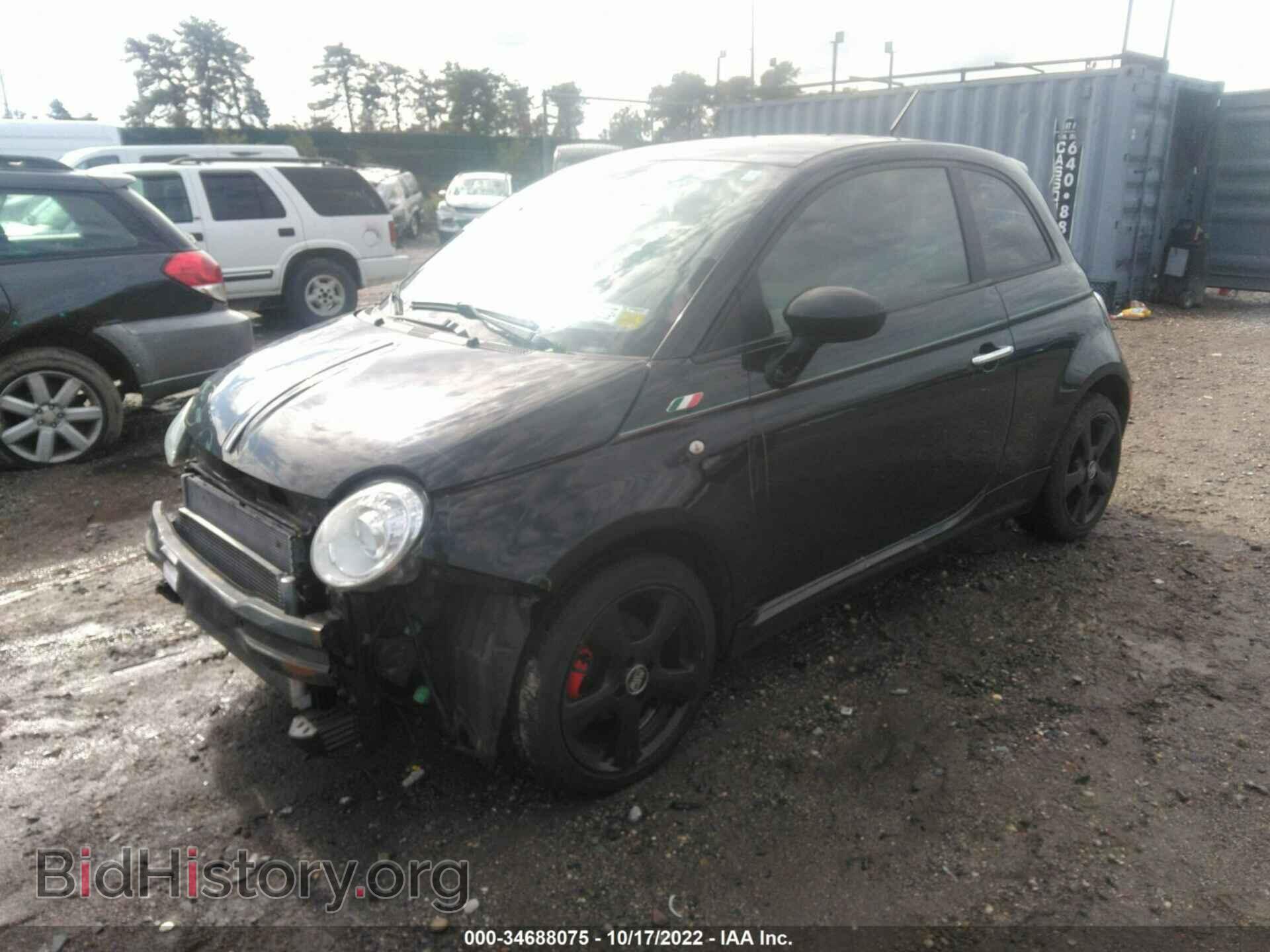 2012 FIAT 500 - VIN: 3C3CFFBR3CT140372 - Фото 2