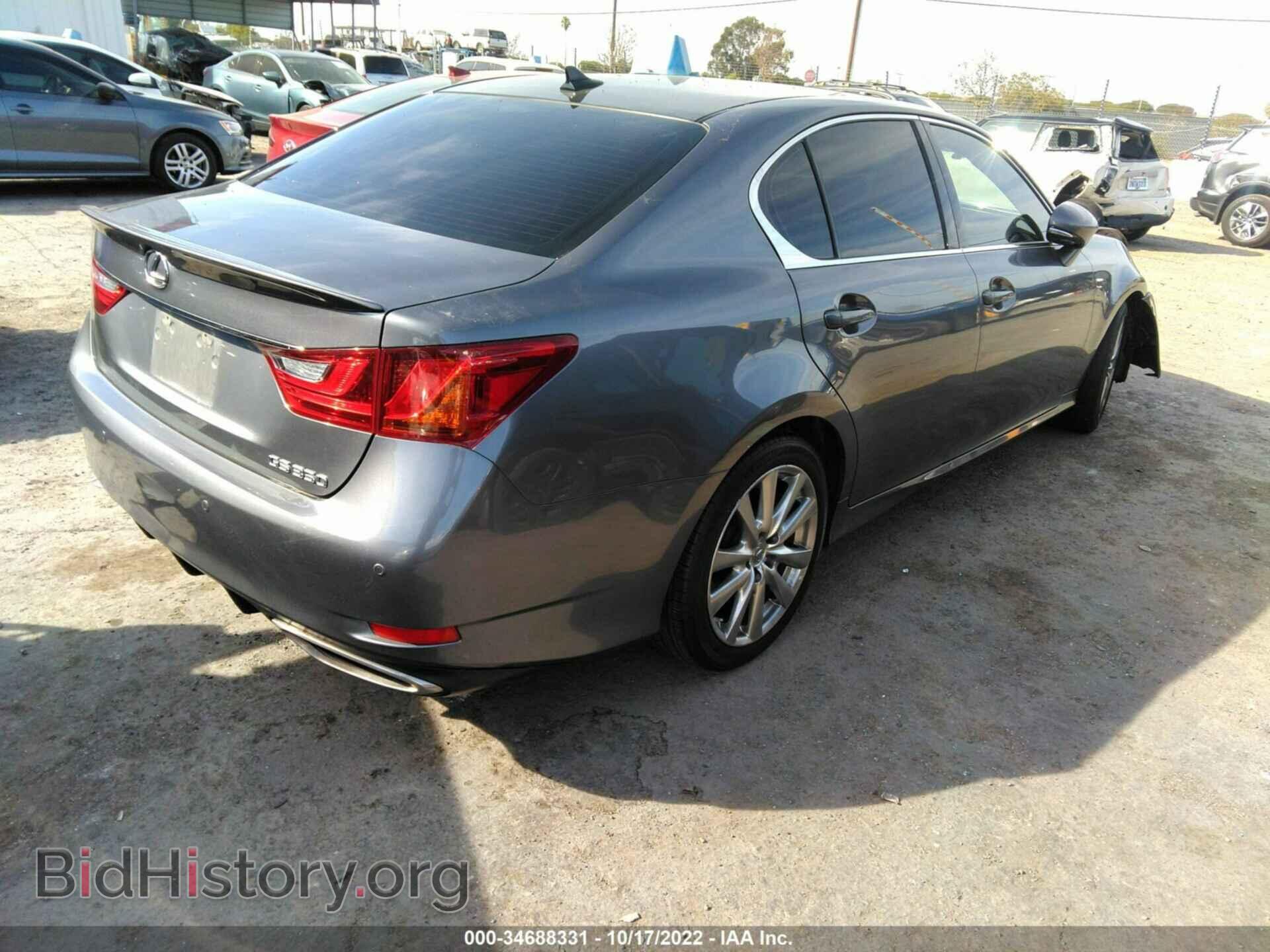 2013 LEXUS GS 350 - VIN: JTHBE1BL9D5019287 - Фото 4