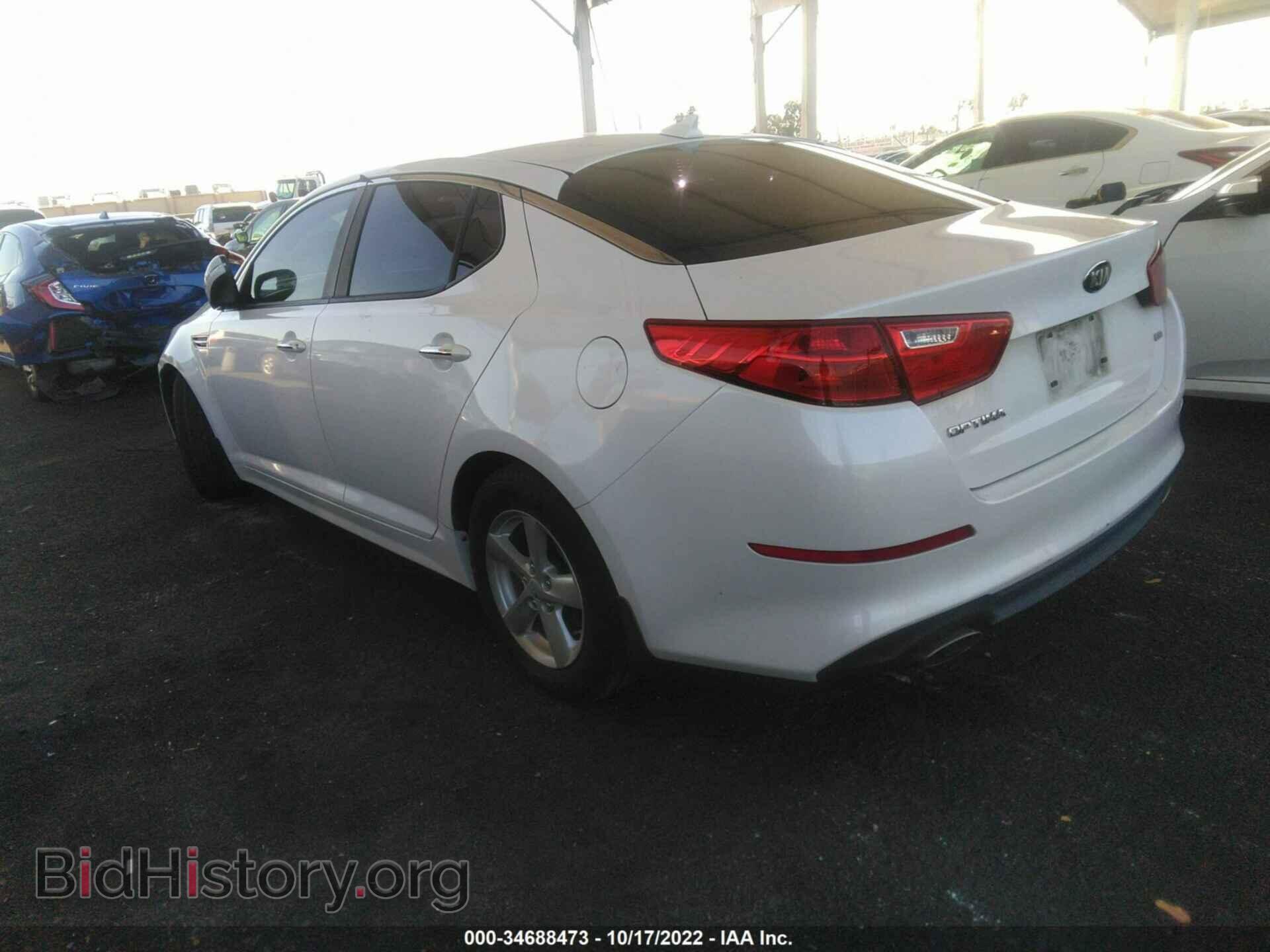 2015 KIA OPTIMA - VIN: KNAGM4A79F5654140 - Фото 3