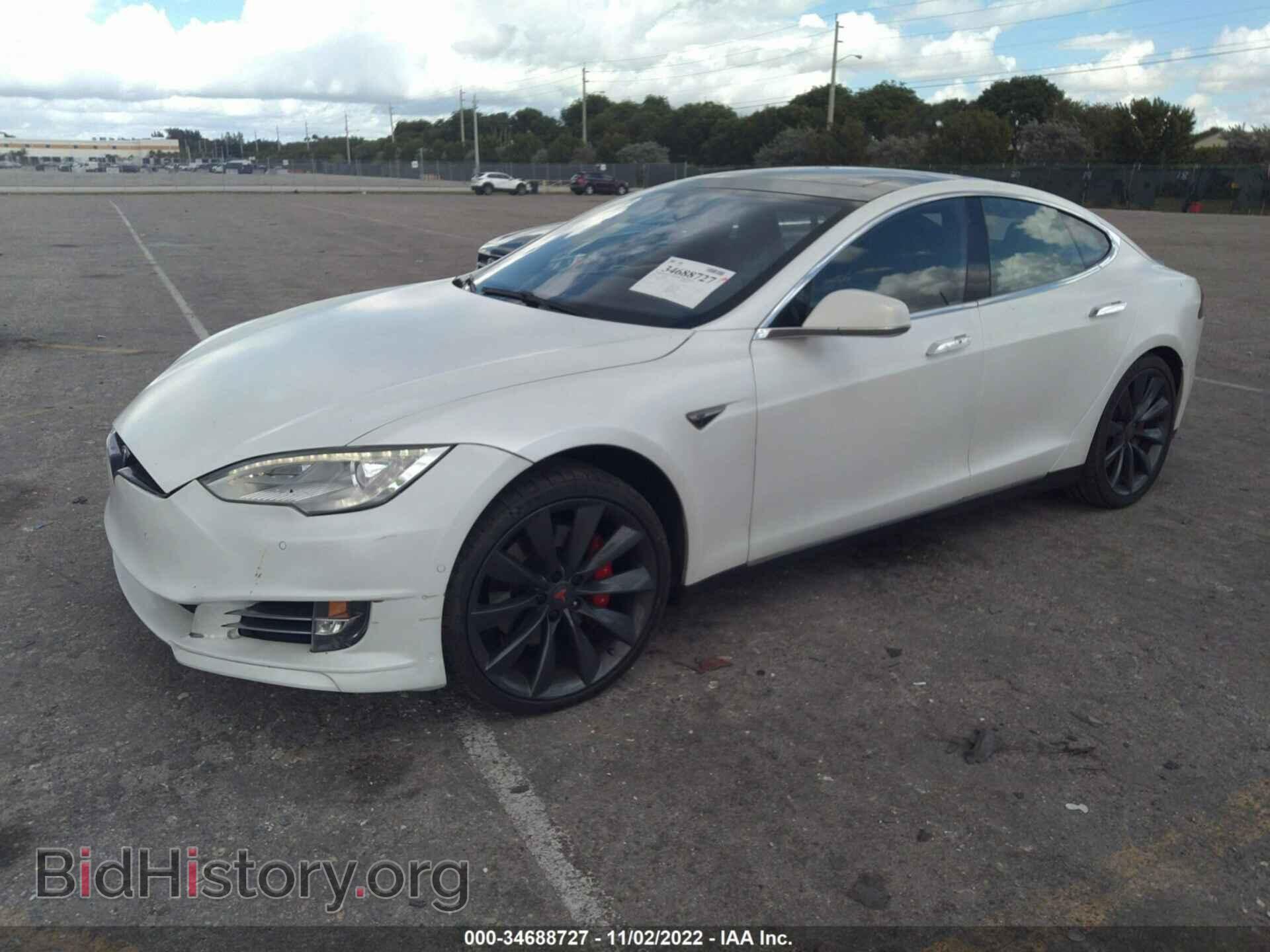 2015 TESLA MODEL S - VIN: 5YJSA1V47FF099479 - Фото 2