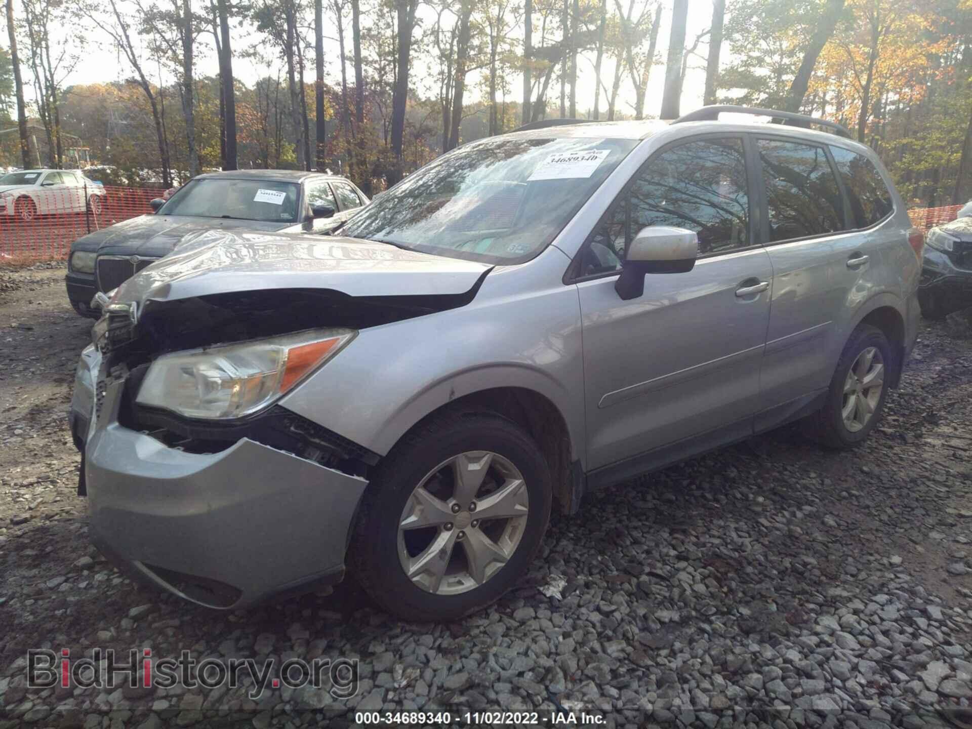 2014 SUBARU FORESTER - VIN: JF2SJAEC8EH493306 - Фото 2