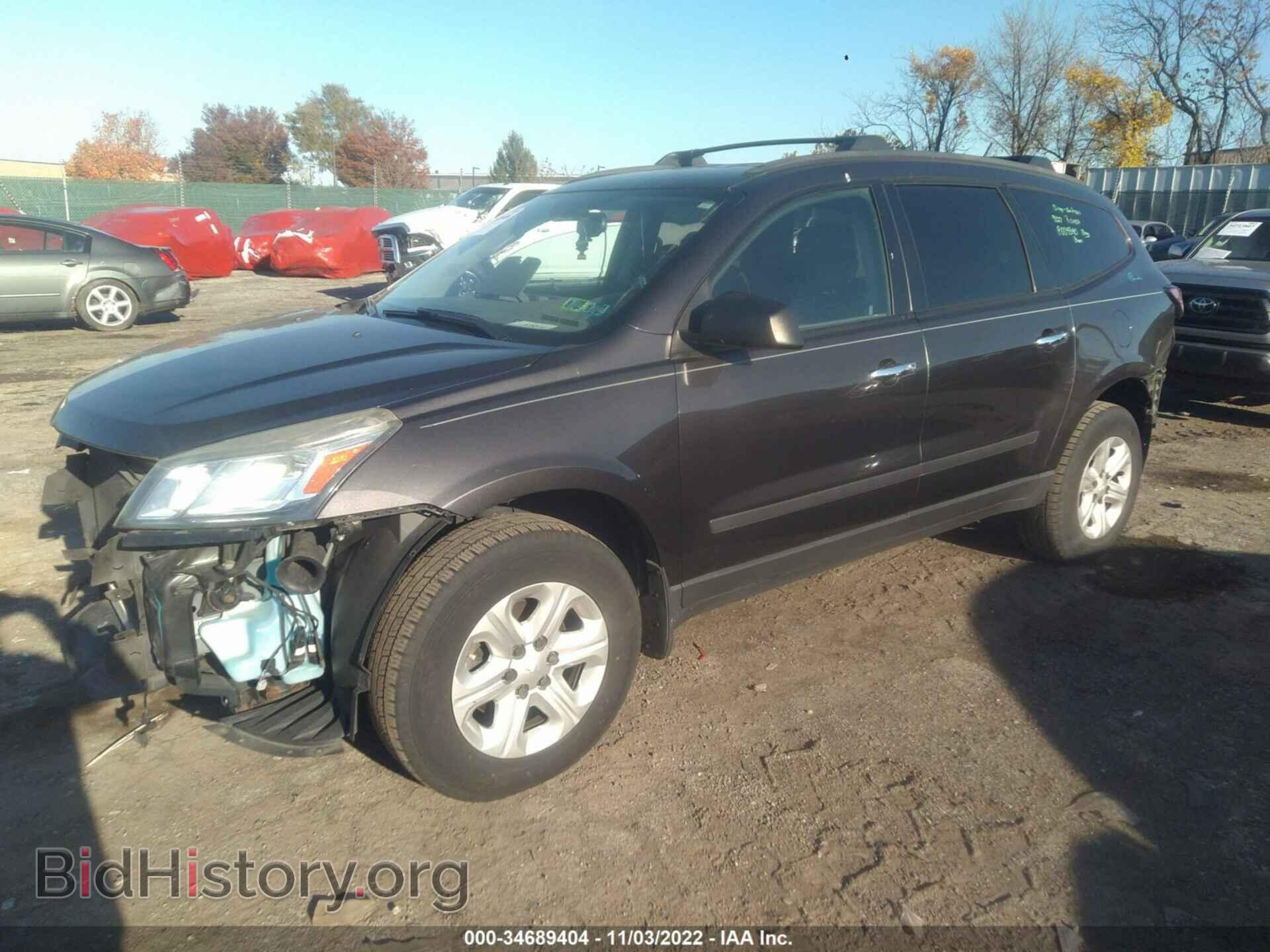 2014 CHEVROLET TRAVERSE - VIN: 1GNKVFKD8EJ134728 - Фото 2
