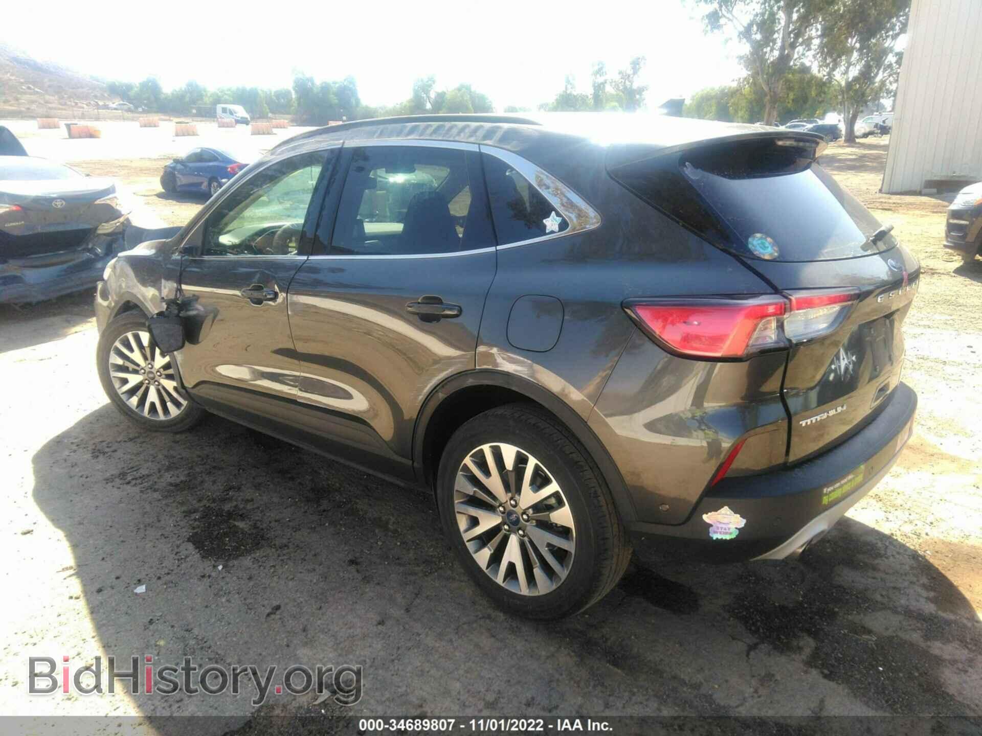 2020 FORD ESCAPE - VIN: 1FMCU0DZ1LUC63732 - Фото 3