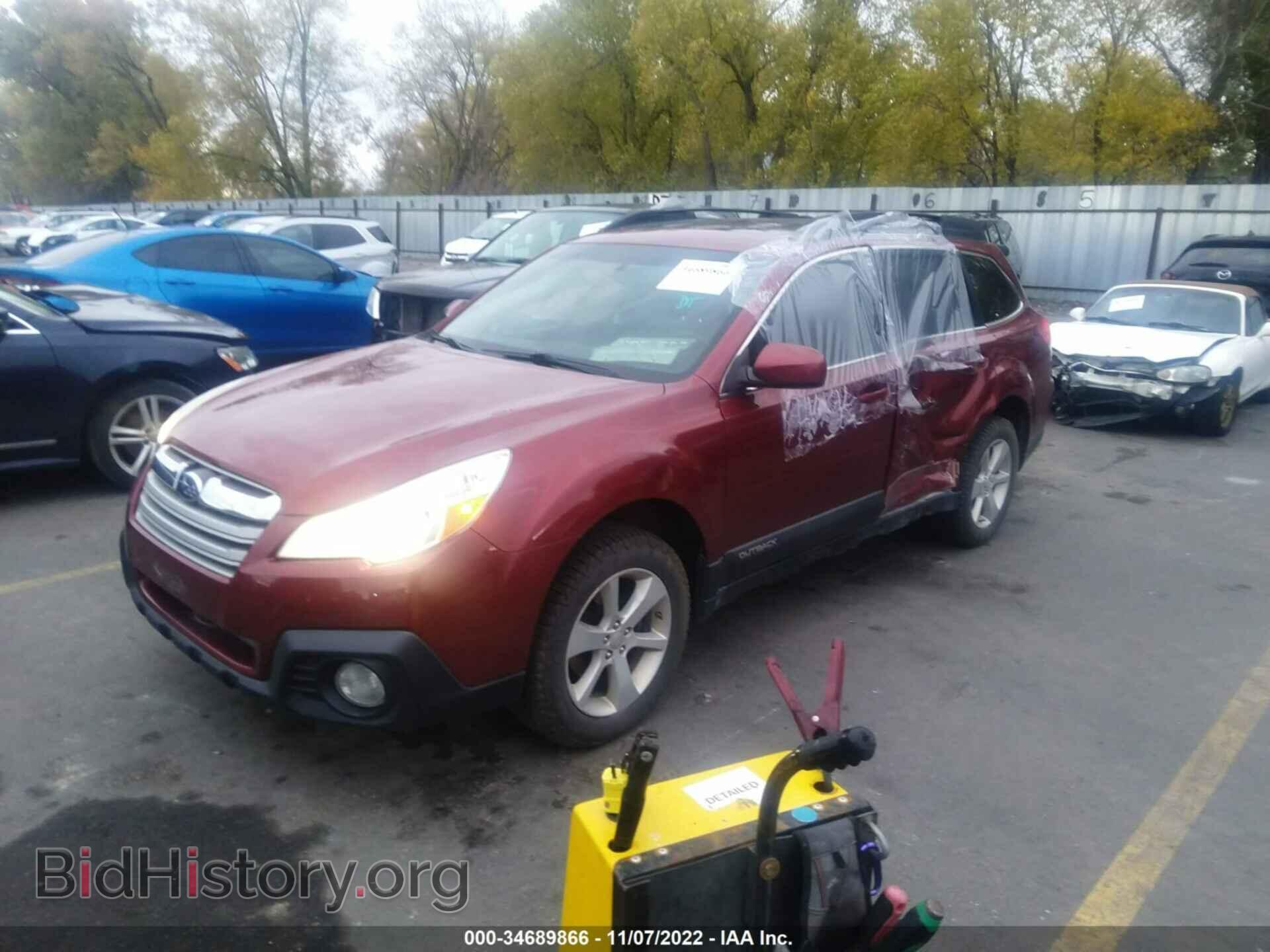 2014 SUBARU OUTBACK - VIN: 4S4BRBDC4E3265150 - Фото 2