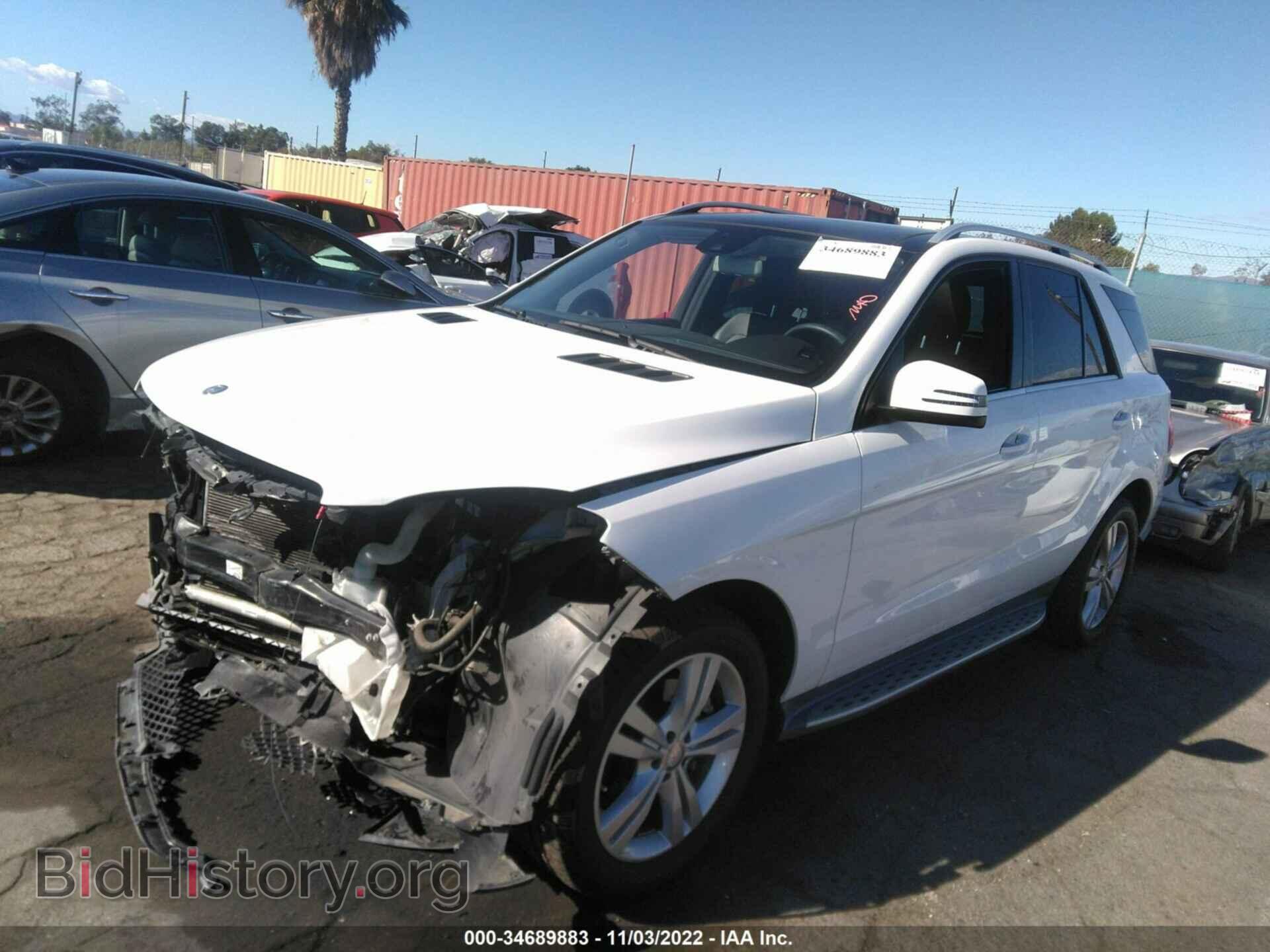 2014 MERCEDES-BENZ M-CLASS - VIN: 4JGDA5JB1EA411237 - Фото 2