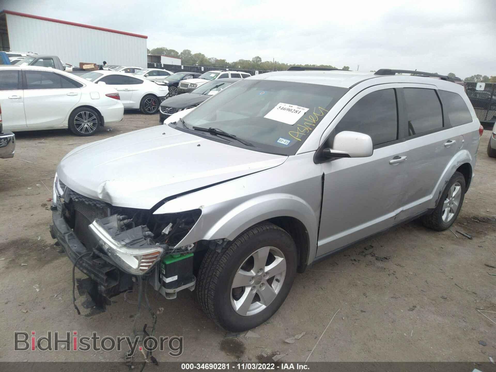 2011 DODGE JOURNEY - VIN: 3D4PH1FGXBT553409 - Фото 2
