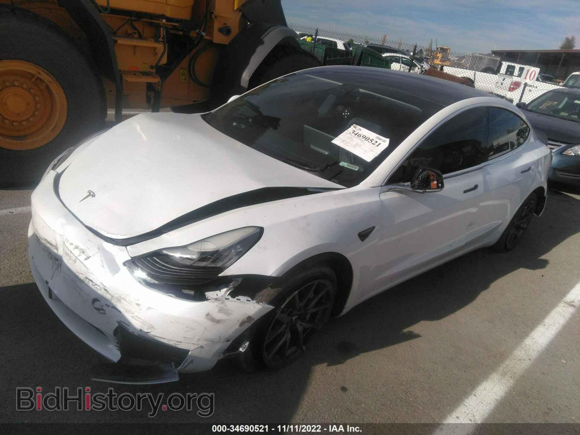 2019 TESLA MODEL 3 - VIN: 5YJ3E1EA2KF401740 - Фото 2