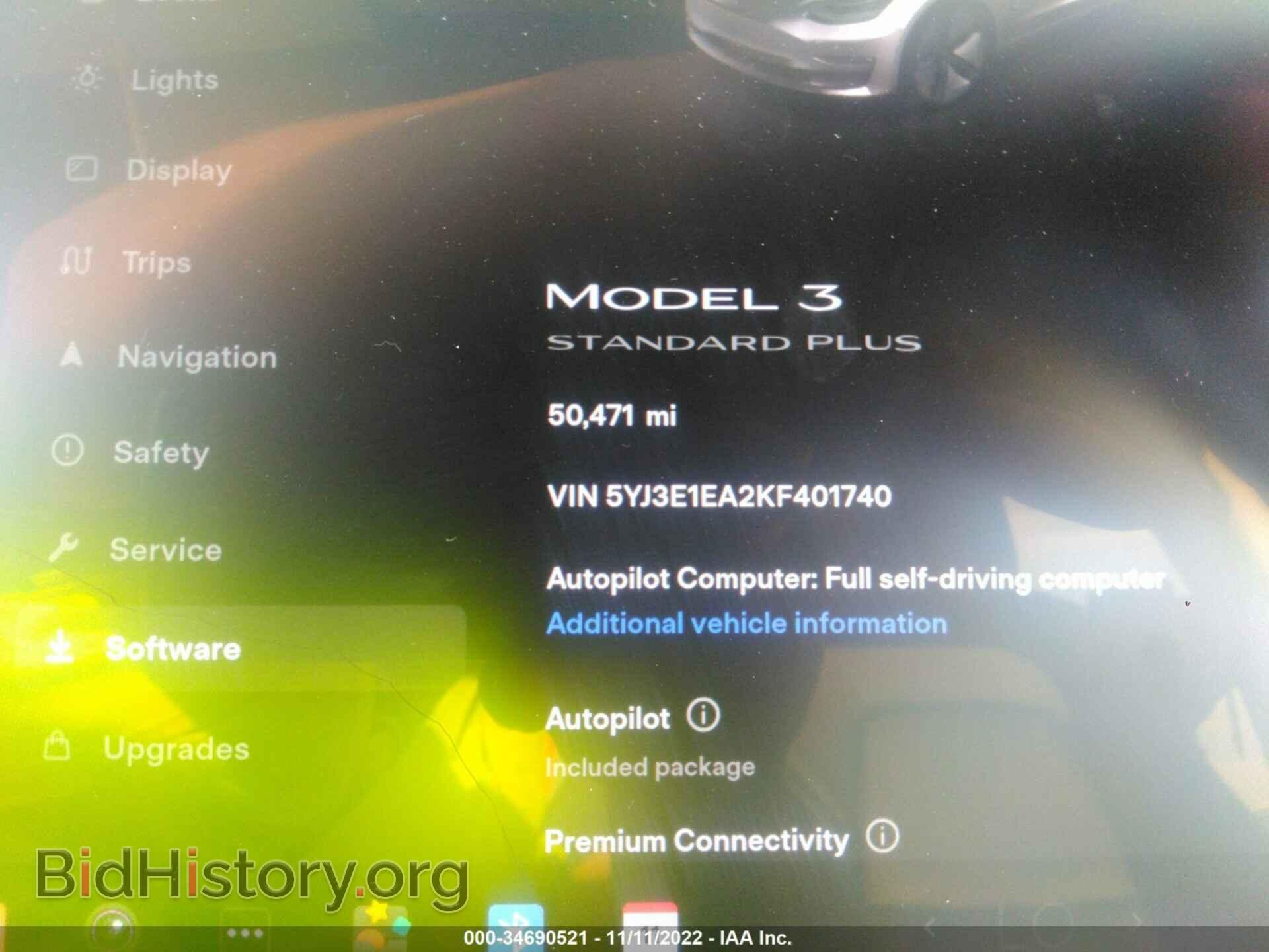 2019 TESLA MODEL 3 - VIN: 5YJ3E1EA2KF401740 - Фото 7