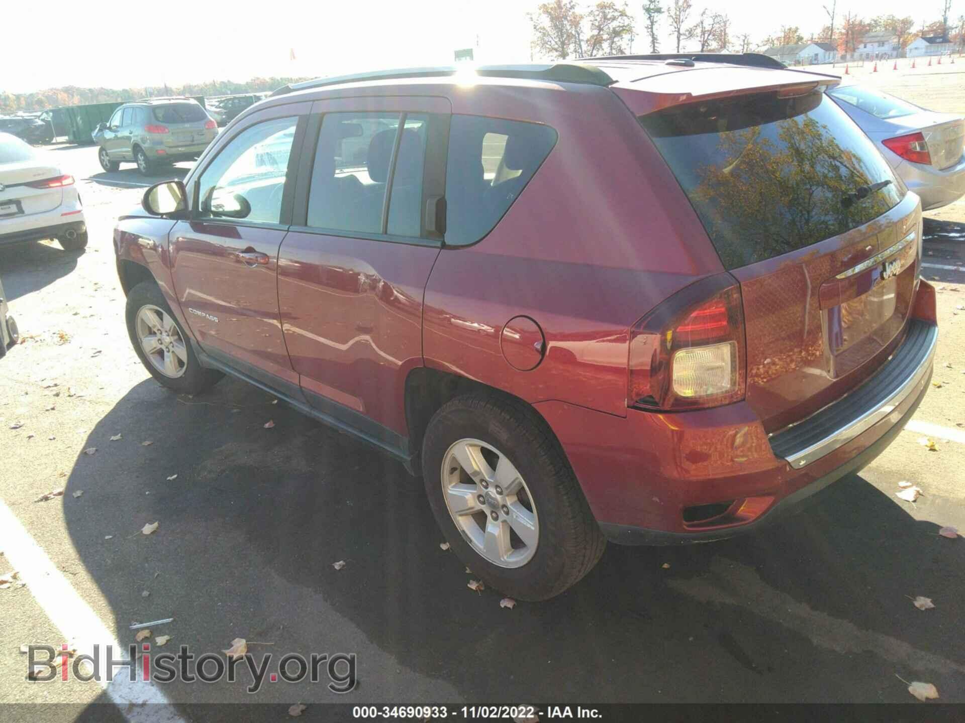 2016 JEEP COMPASS - VIN: 1C4NJCEA7GD744543 - Фото 3