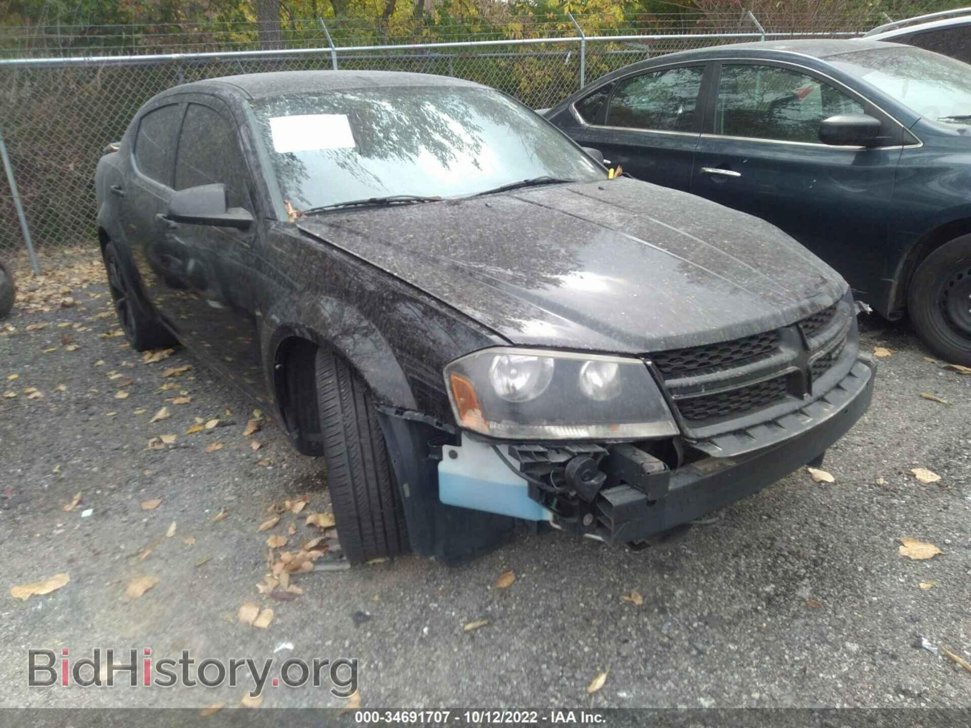 Photo 1C3CDZAG0DN752912 - DODGE AVENGER 2013