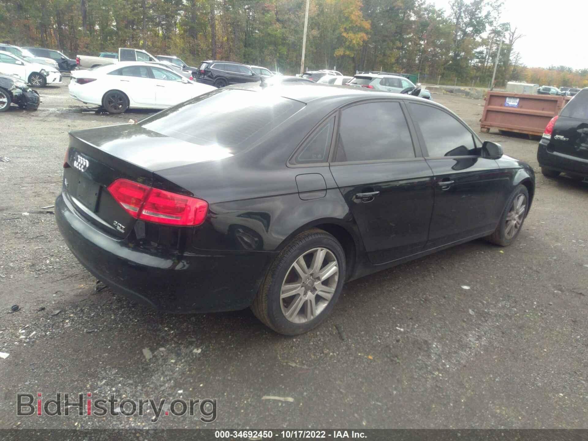 2010 AUDI A4 - VIN: WAUBFAFL1AN000735 - Фото 4