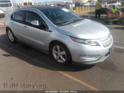 2012 Chevrolet VOLT, серебристый — VIN 1G1RD6E4XCU104159, IAAI