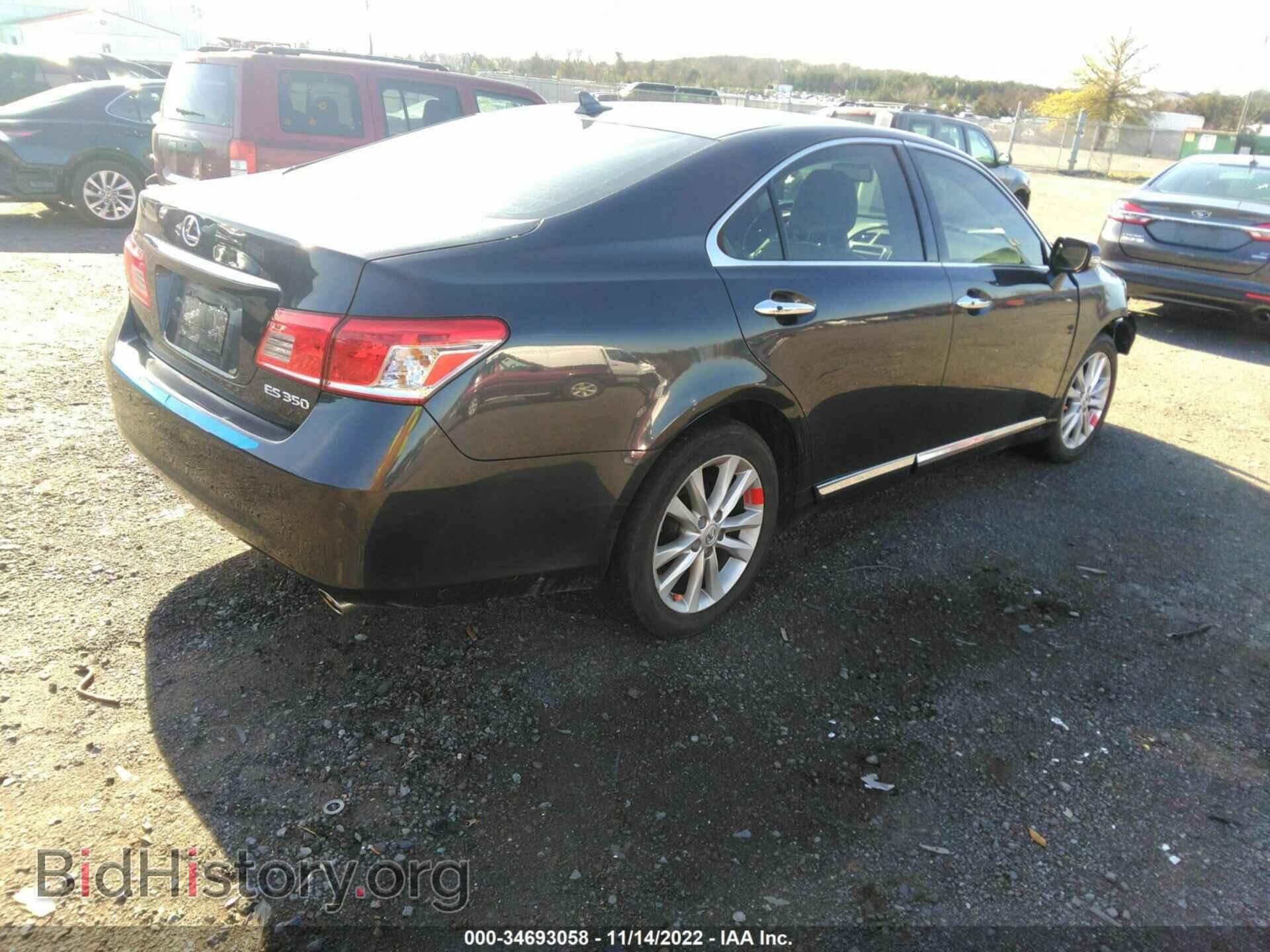2011 LEXUS ES 350 - VIN: JTHBK1EG9B2468684 - Фото 4