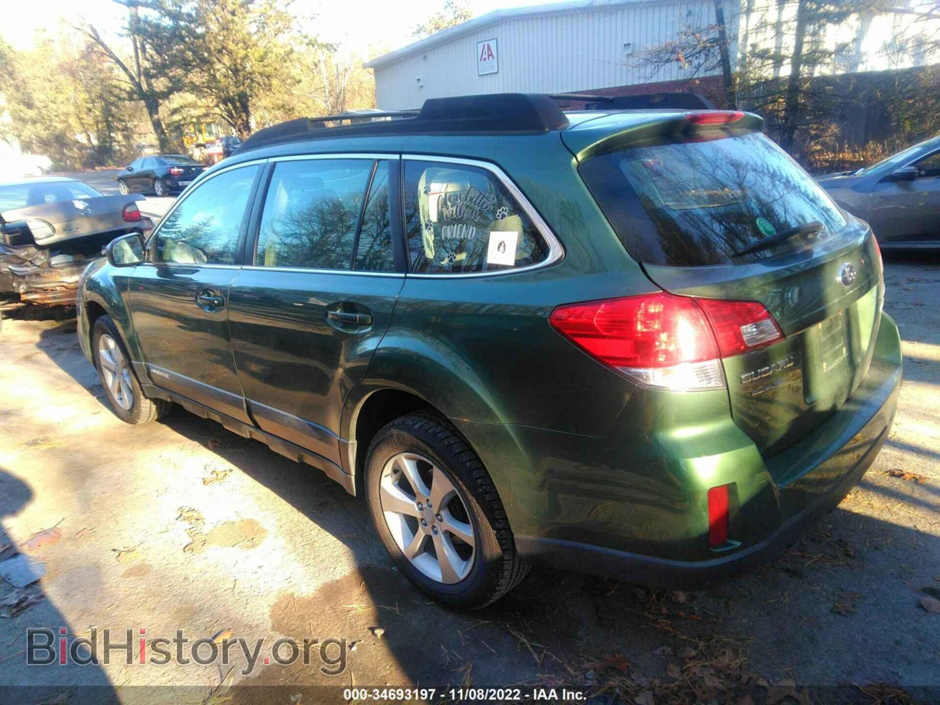2014 SUBARU OUTBACK - VIN: 4S4BRBAC8E3316279 - Фото 3