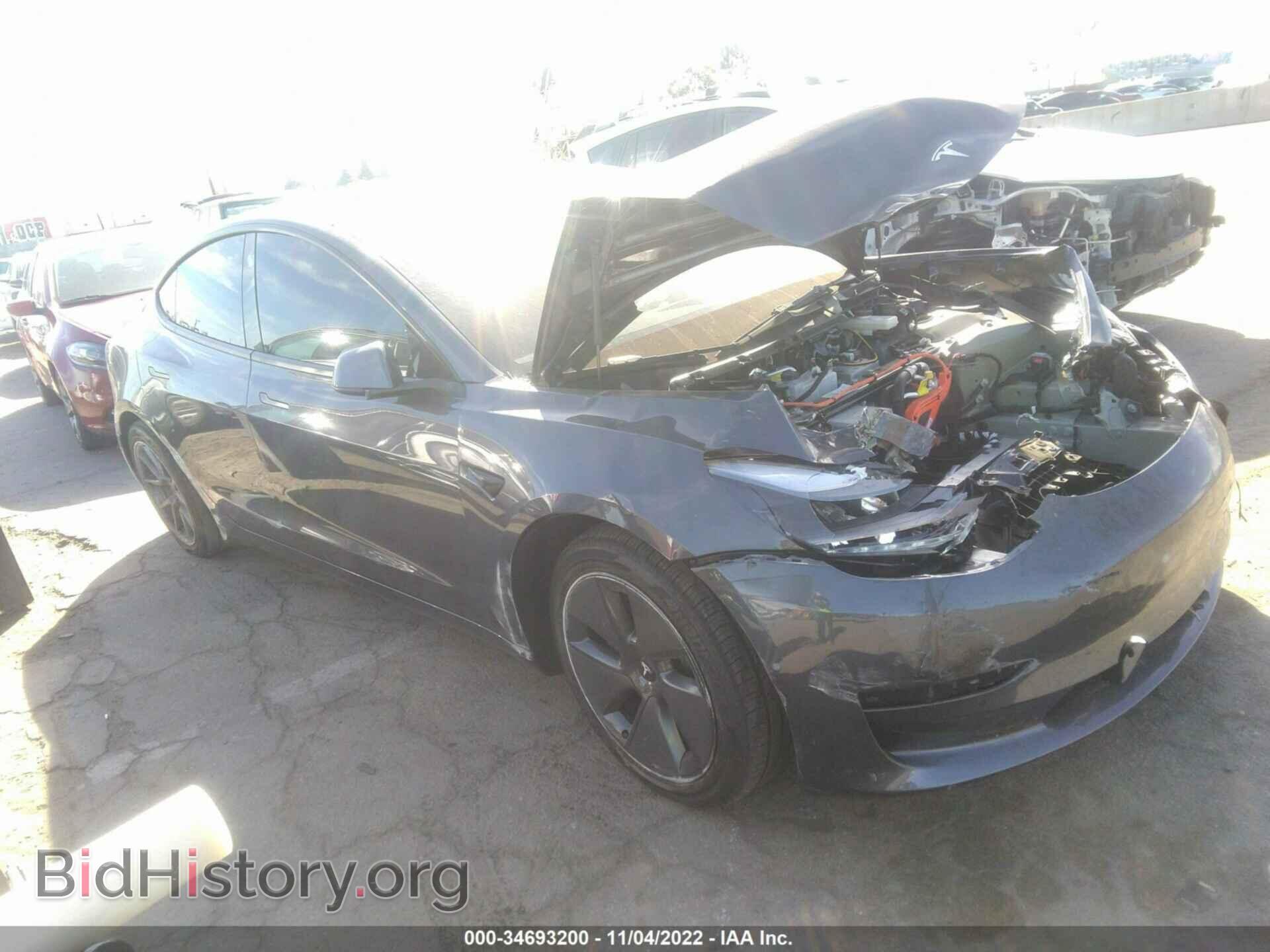 Фотография 5YJ3E1EB8NF305432 - TESLA MODEL 3 2022