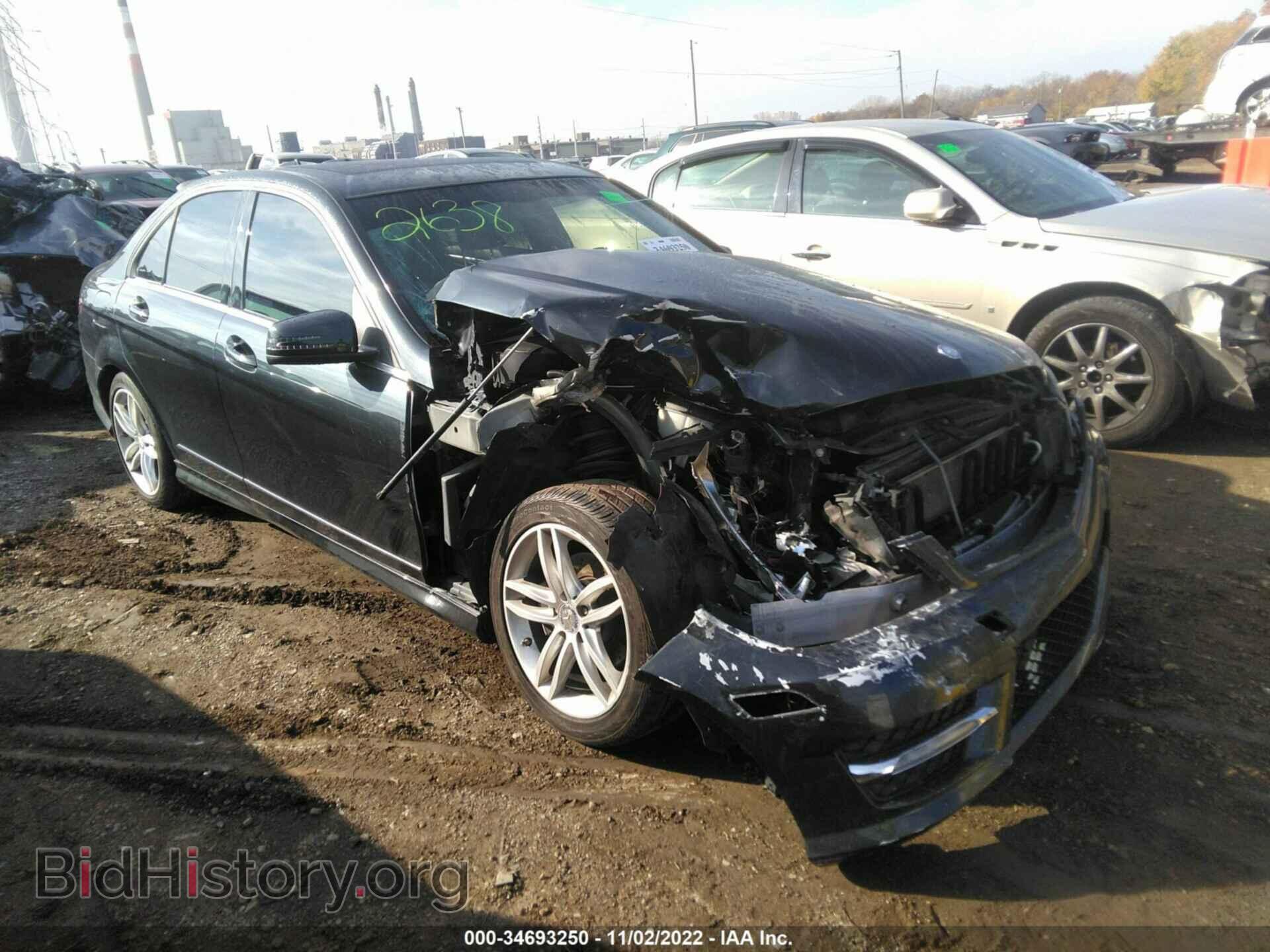 Фотография WDDGF8BB5CR199157 - MERCEDES-BENZ C-CLASS 2012