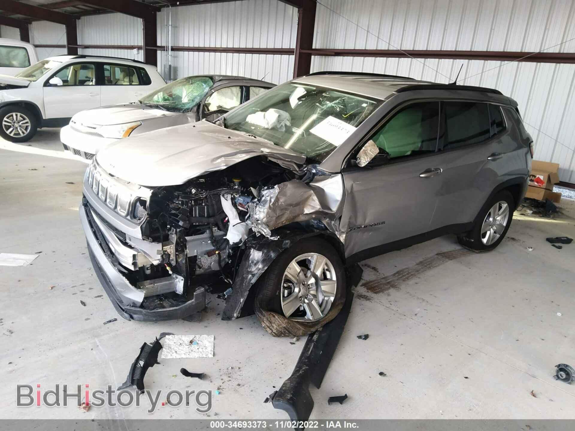 2022 JEEP COMPASS - VIN: 3C4NJDBB2NT173120 - Фото 2